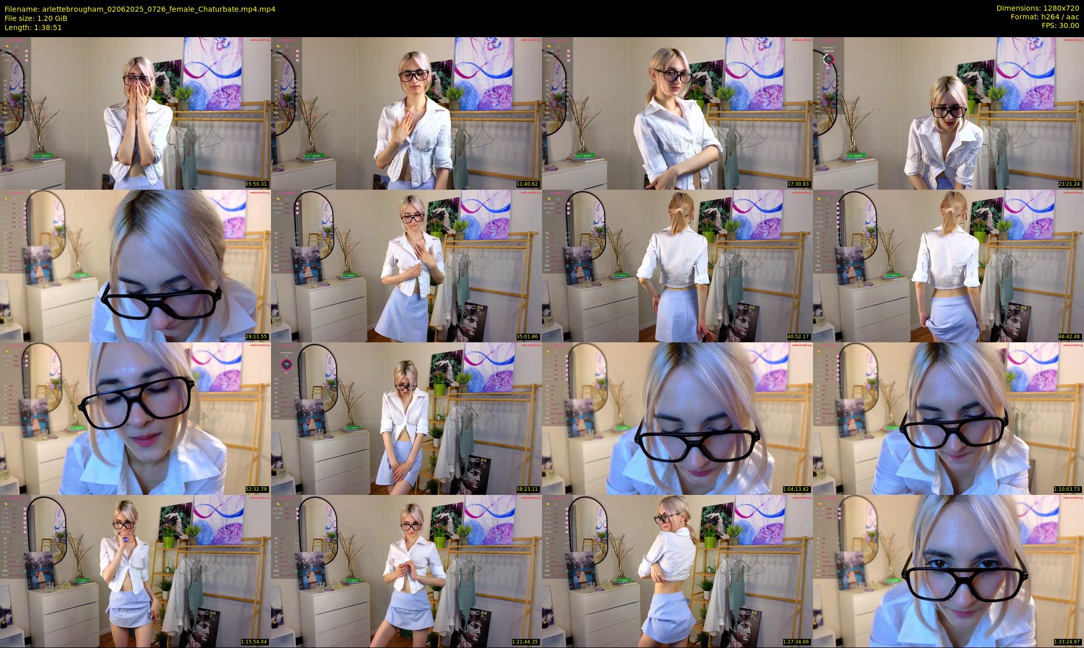 arlettebrougham — 99 minute Chaturbate female cam show recording, 720p, Jun 2, 2025