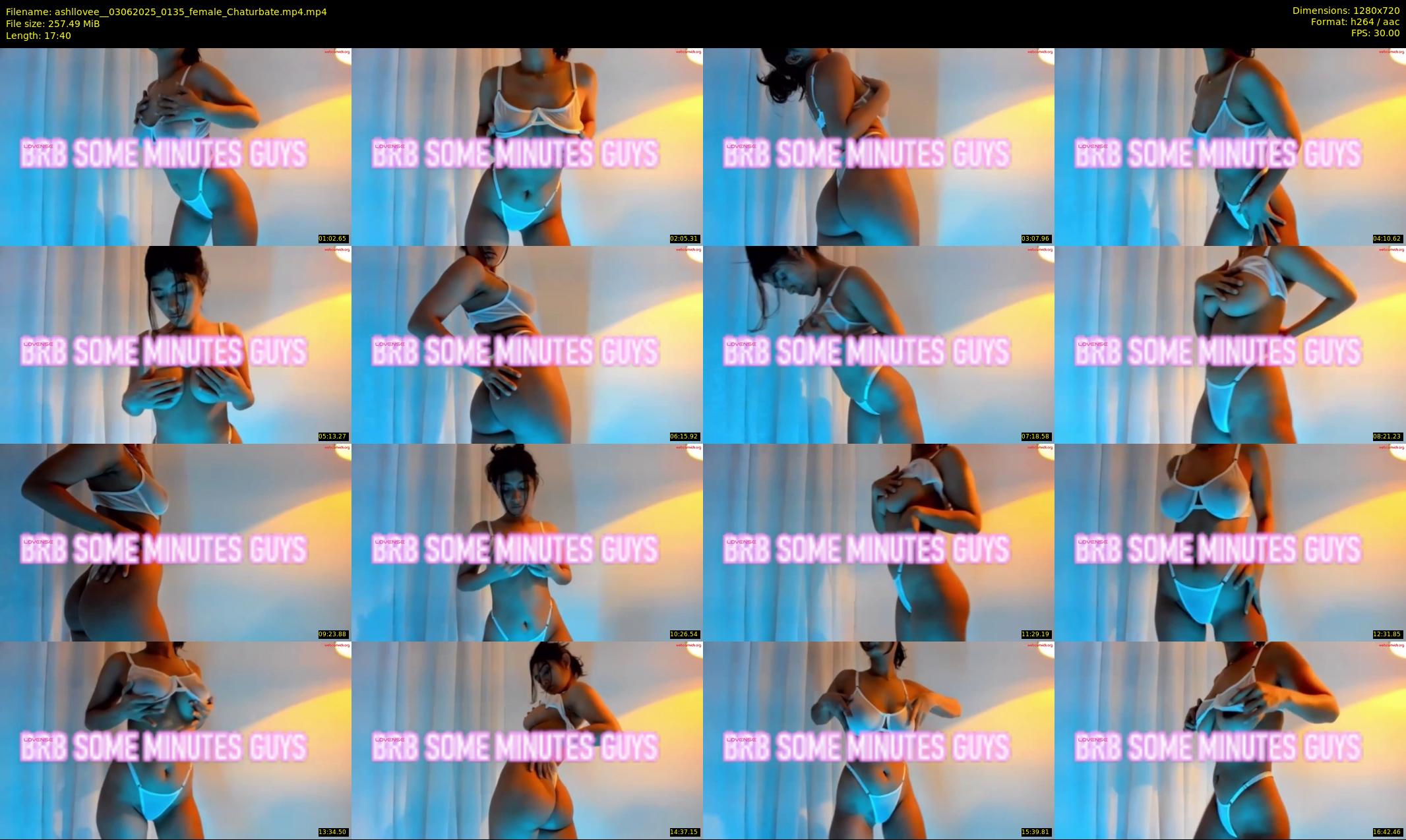 ashllovee_ — 18 minute Chaturbate female cam show recording, 720p, Jun 3, 2025