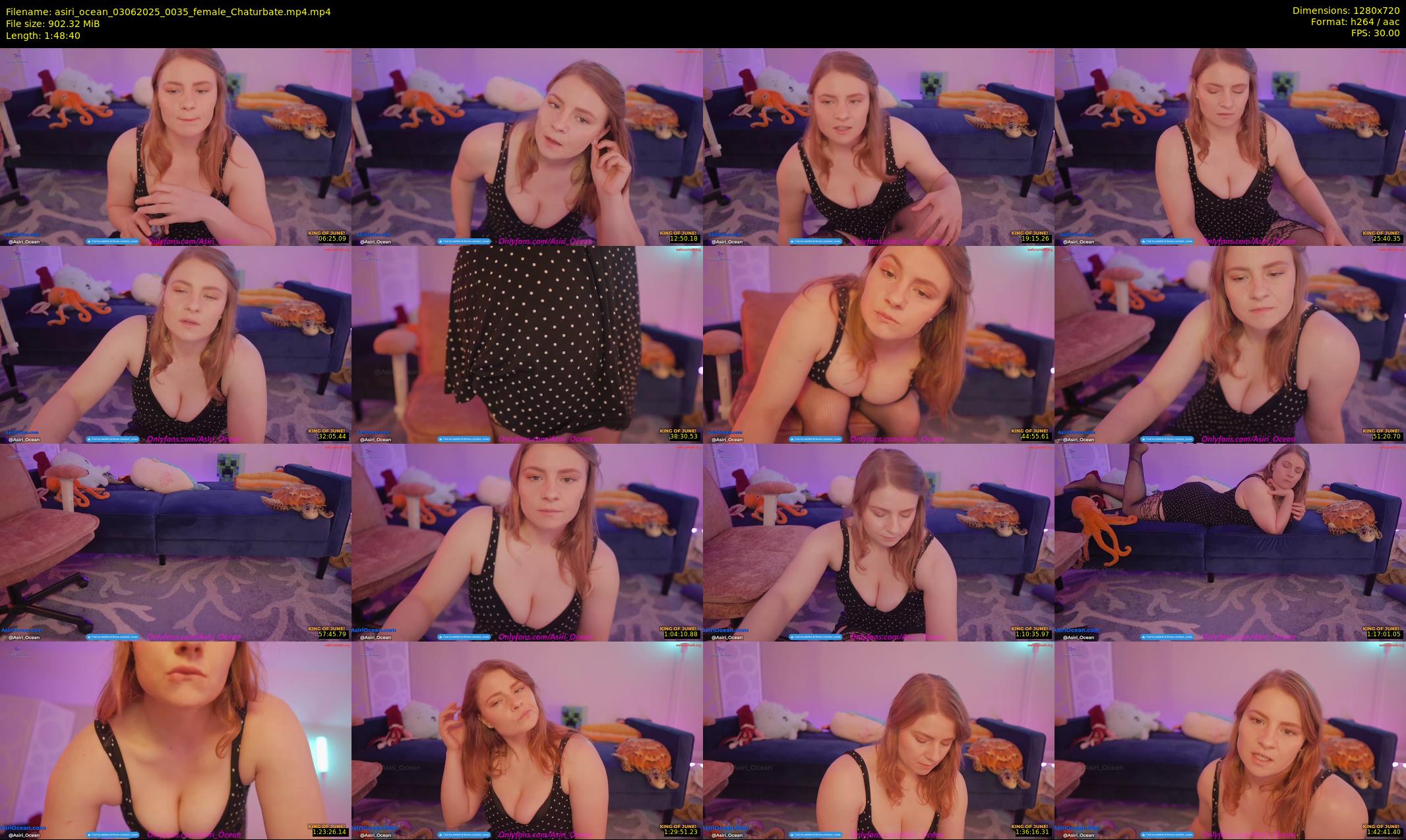 asiri_ocean — 109 minute Chaturbate female cam show recording, 720p, Jun 3, 2025