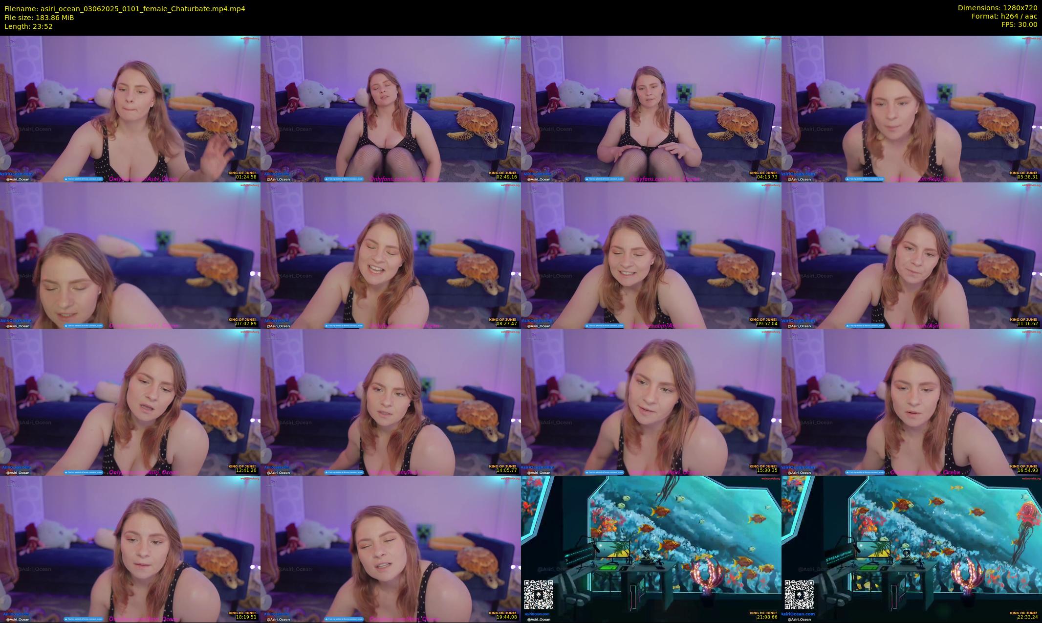 asiri_ocean — 24 minute Chaturbate female cam show recording, 720p, Jun 3, 2025