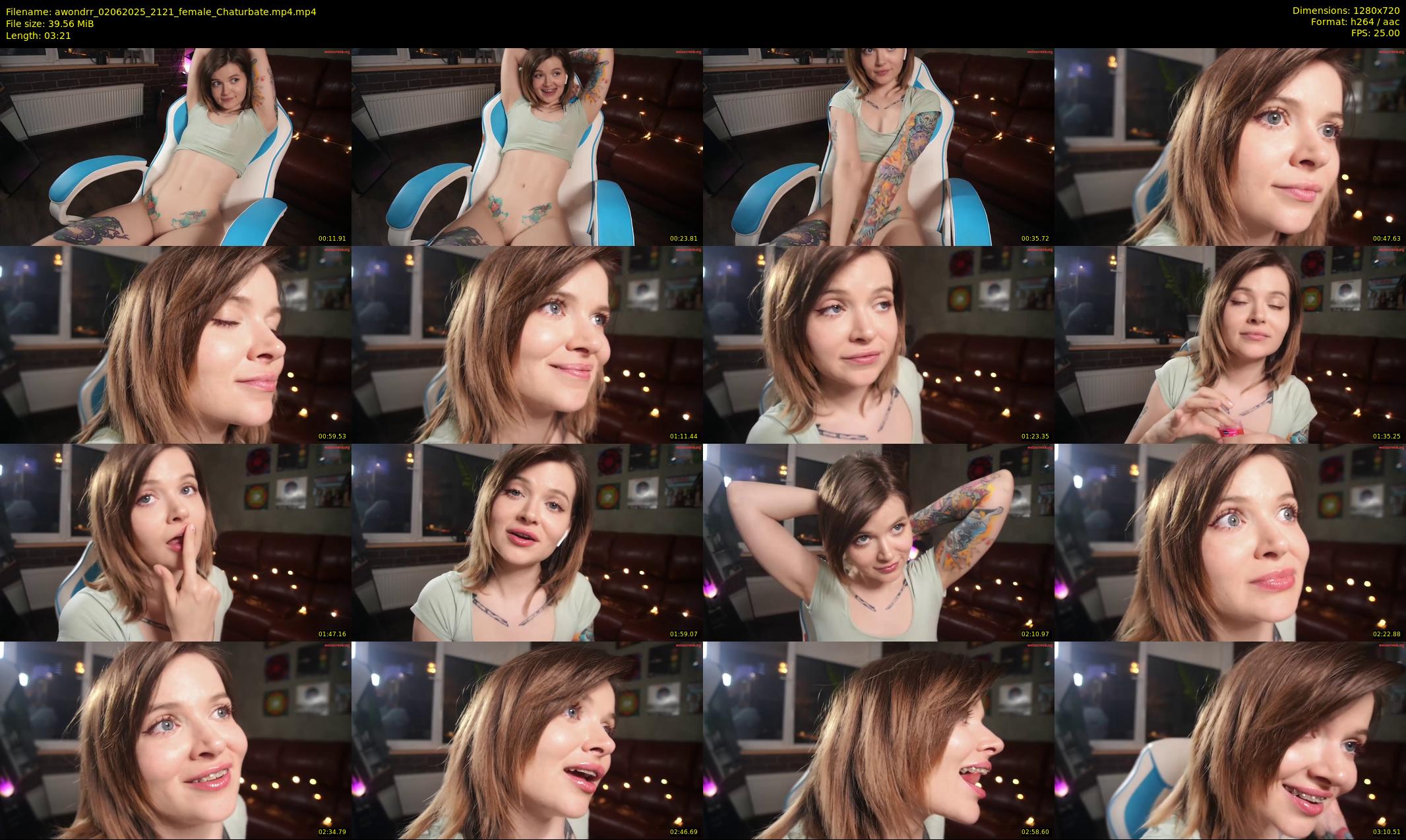 awondrr — 4 minute Chaturbate female cam show recording, 720p, Jun 2, 2025