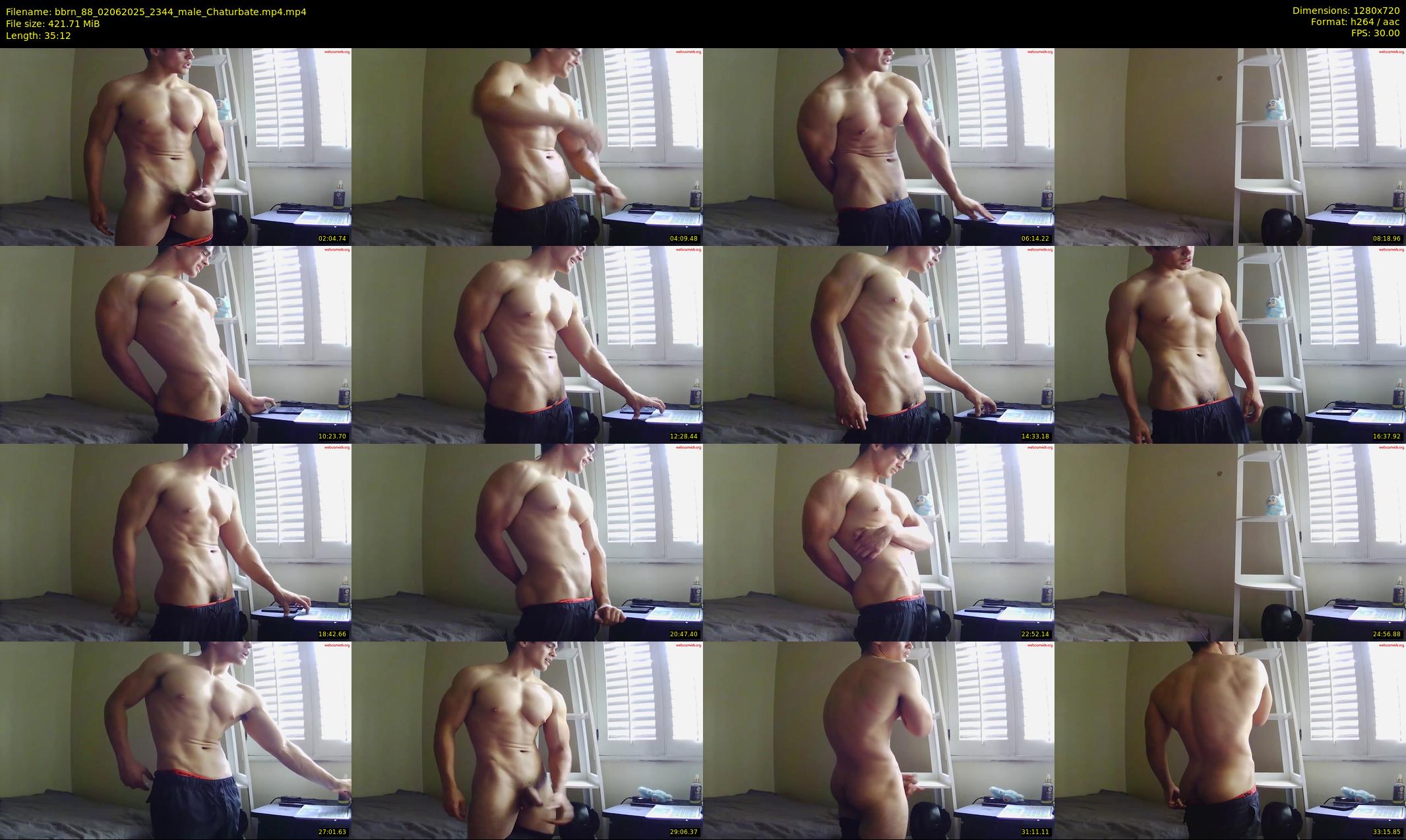 bbrn_88 — 36 minute Chaturbate male cam show recording, 720p, Jun 2, 2025