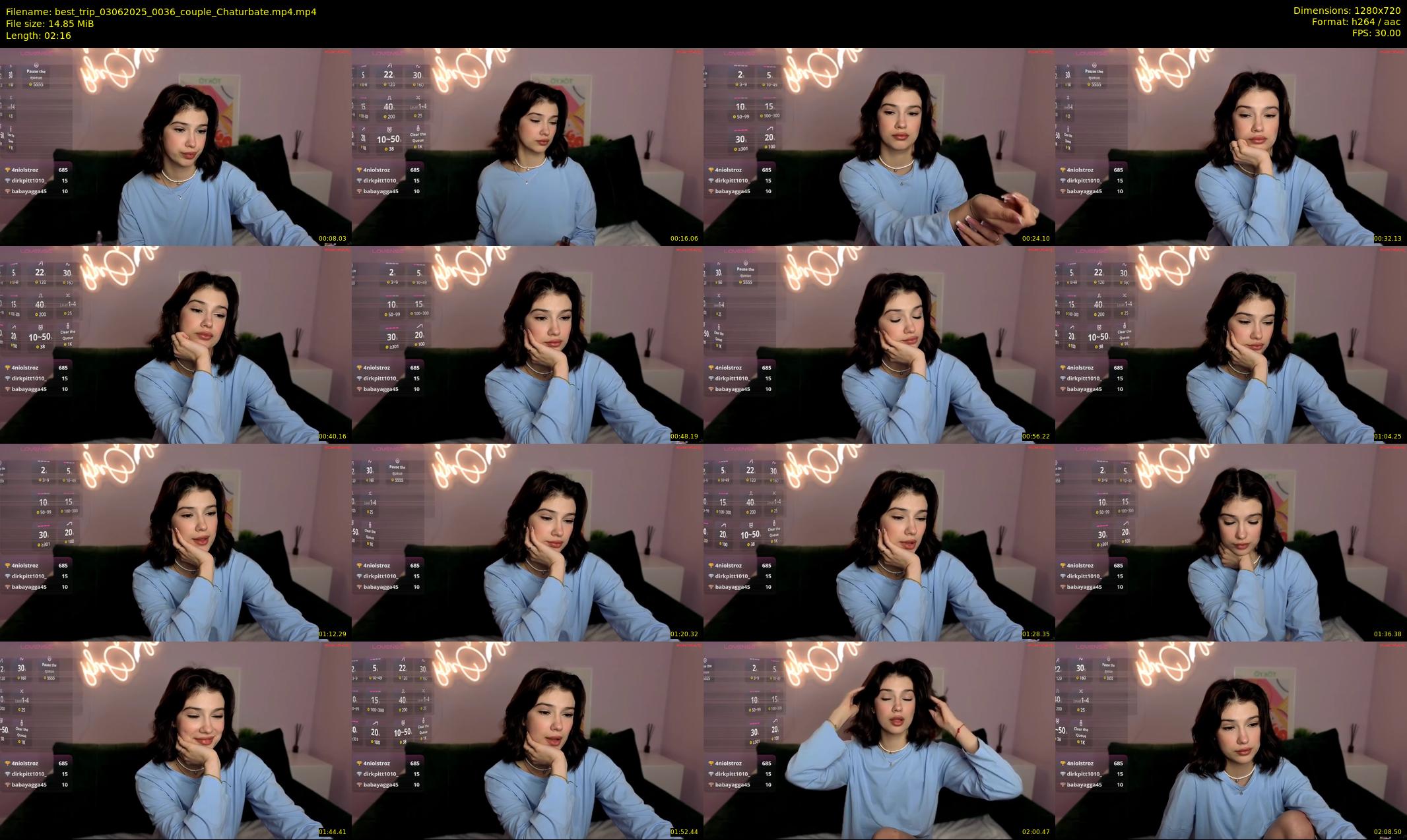 best_trip — 3 minute Chaturbate couple cam show recording, 720p, Jun 3, 2025