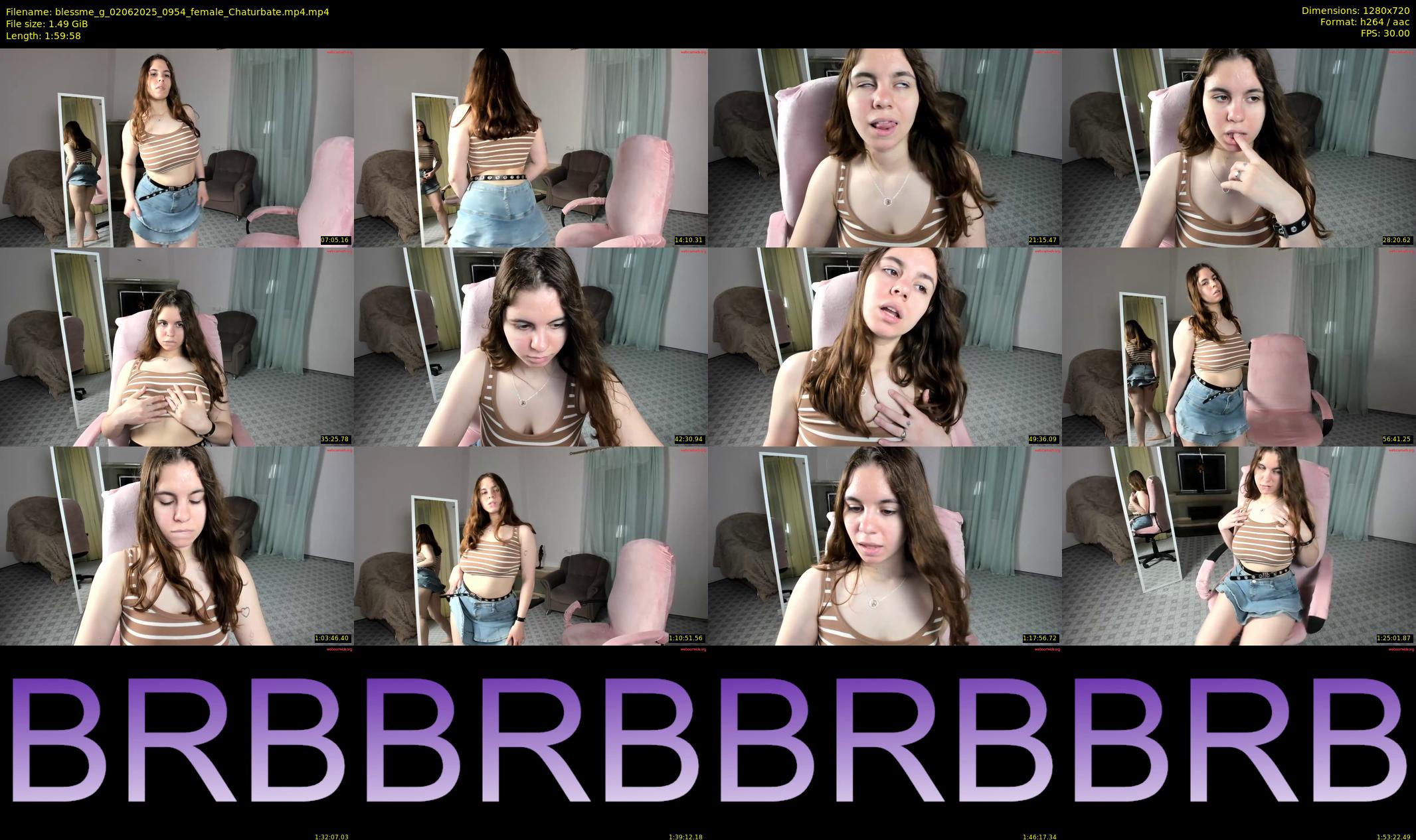 blessme_g — 120 minute Chaturbate female cam show recording, 720p, Jun 2, 2025