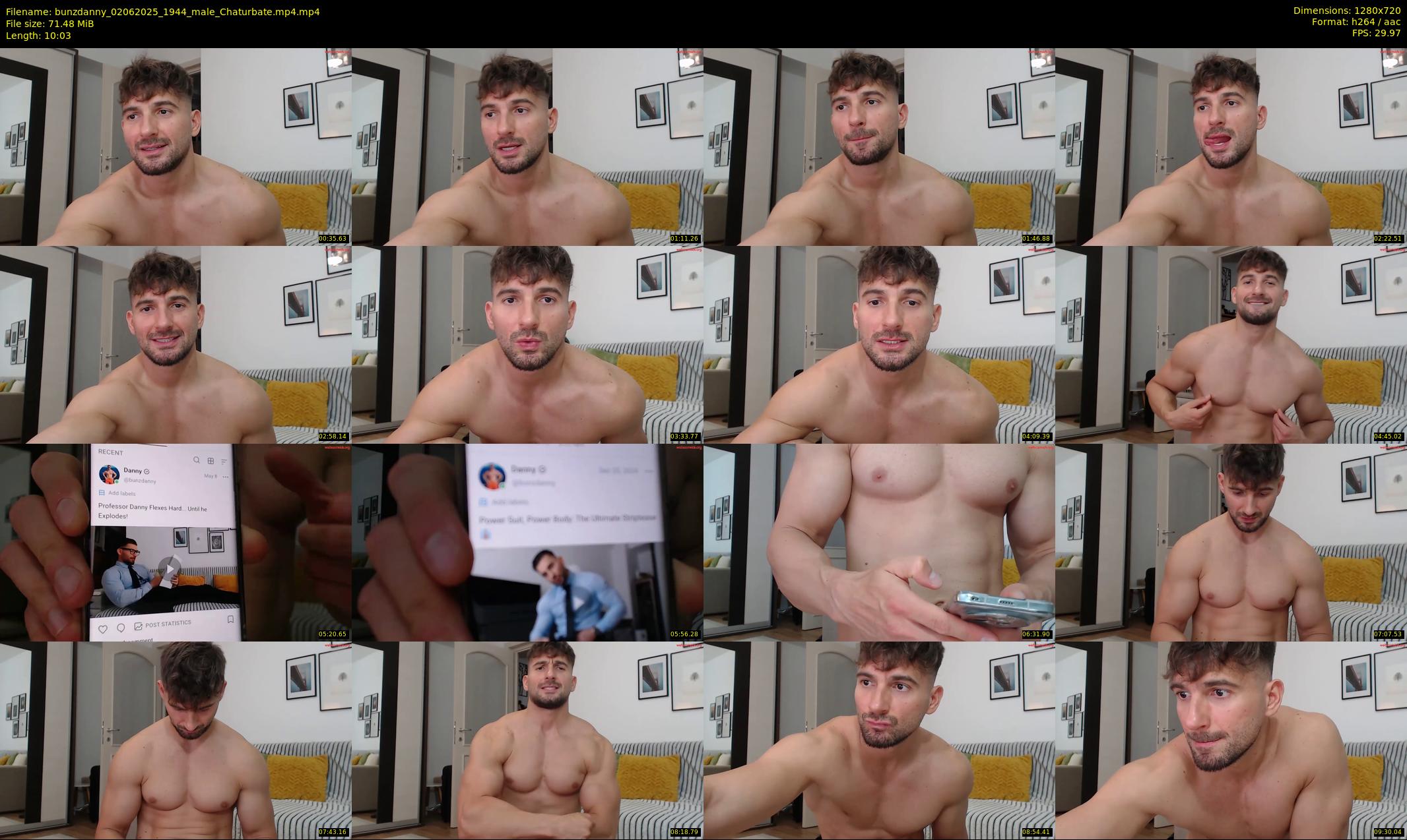 bunzdanny — 11 minute Chaturbate male cam show recording, 720p, Jun 2, 2025