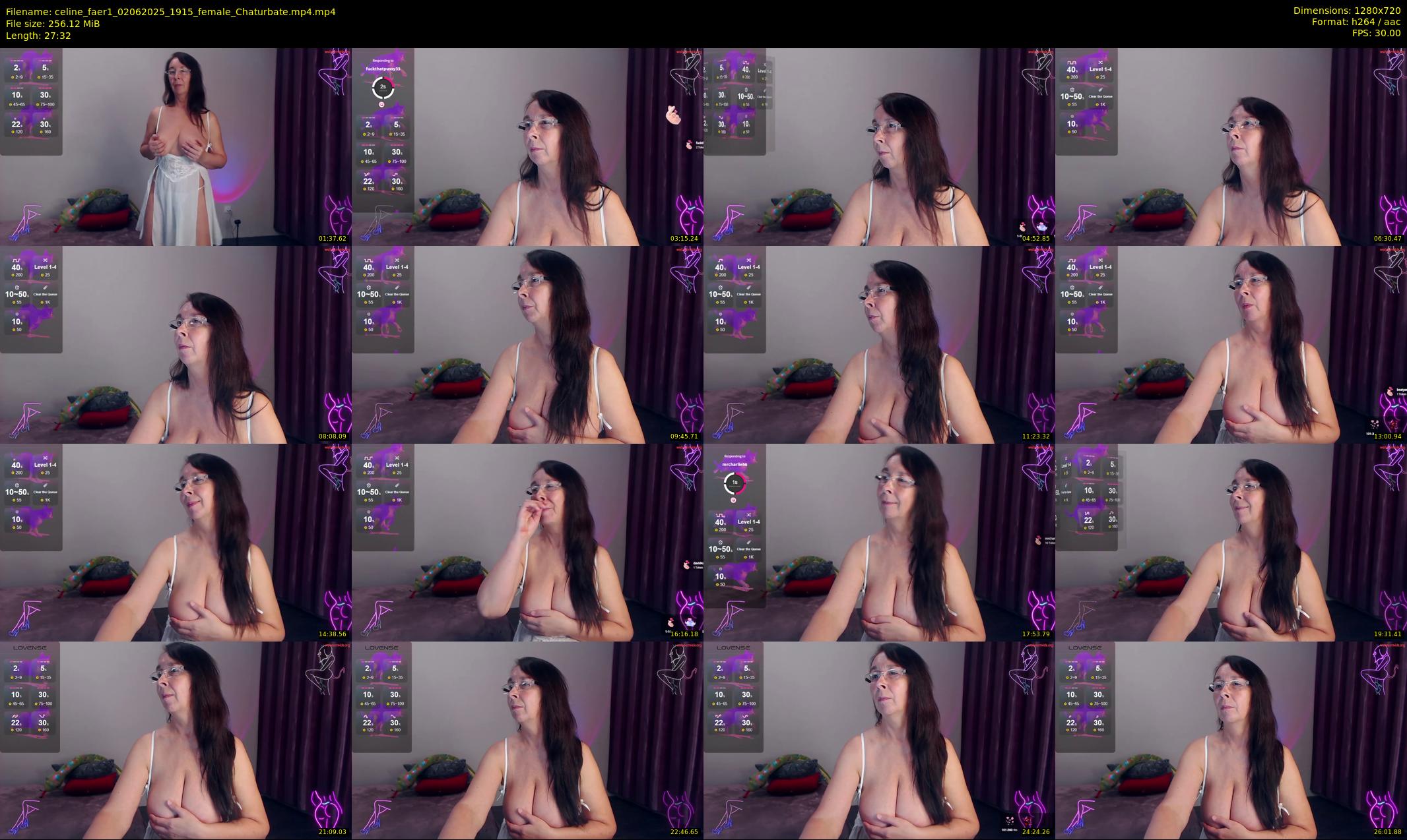 celine_faer1 — 28 minute Chaturbate female cam show recording, 720p, Jun 2, 2025
