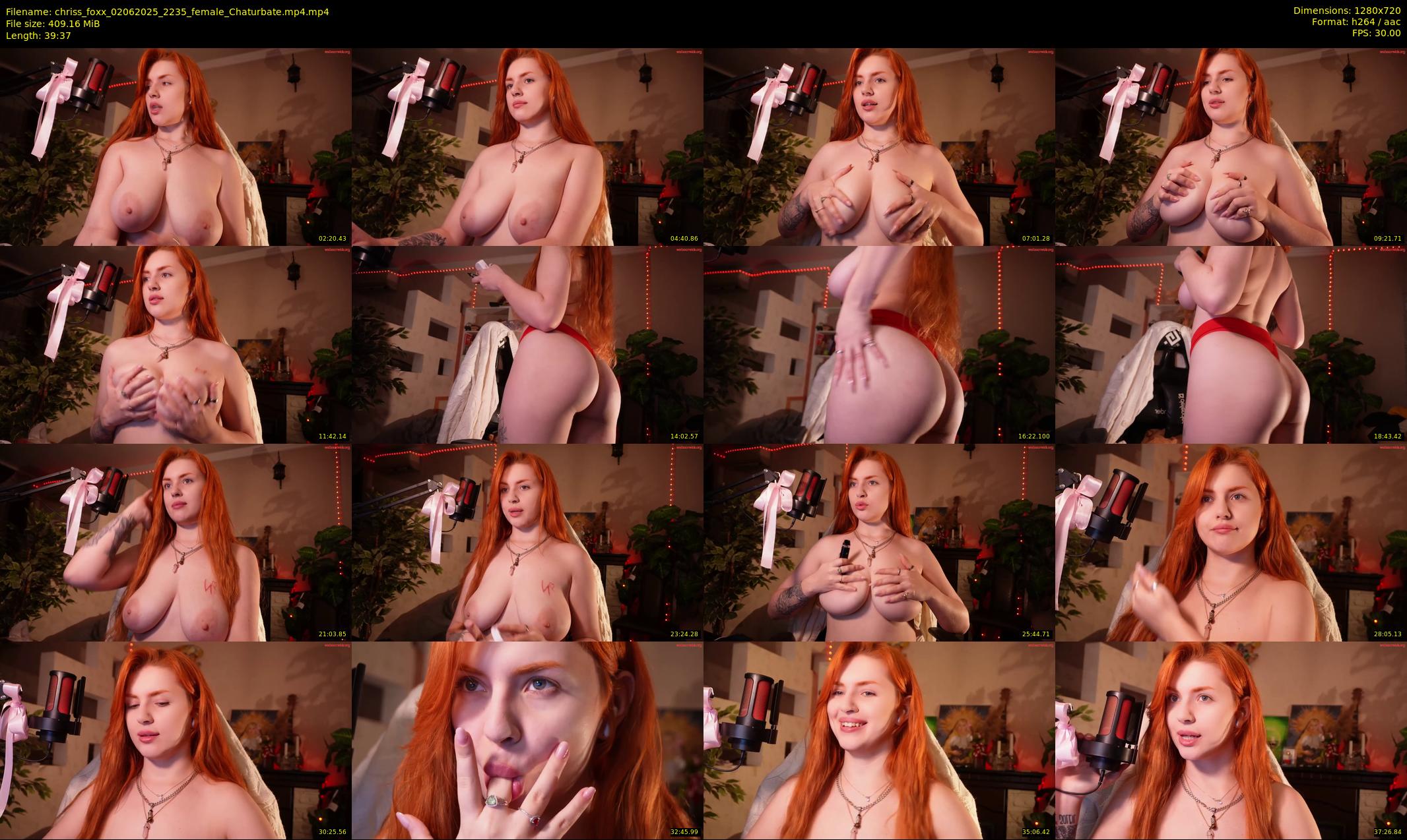 chriss_foxx — 40 minute Chaturbate female cam show recording, 720p, Jun 2, 2025