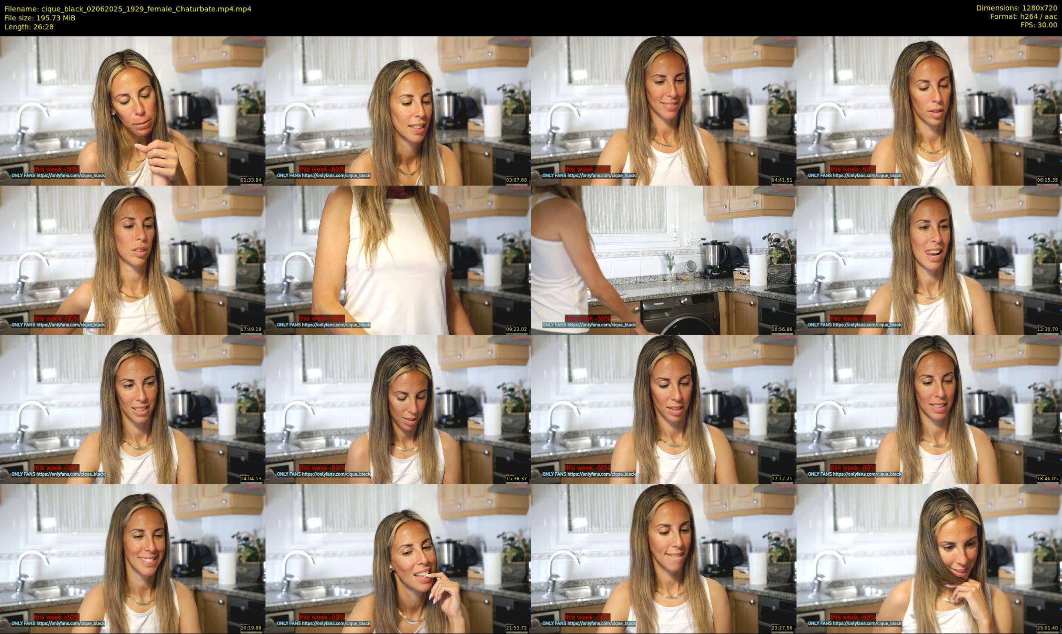 cique_black — 27 minute Chaturbate female cam show recording, 720p, Jun 2, 2025