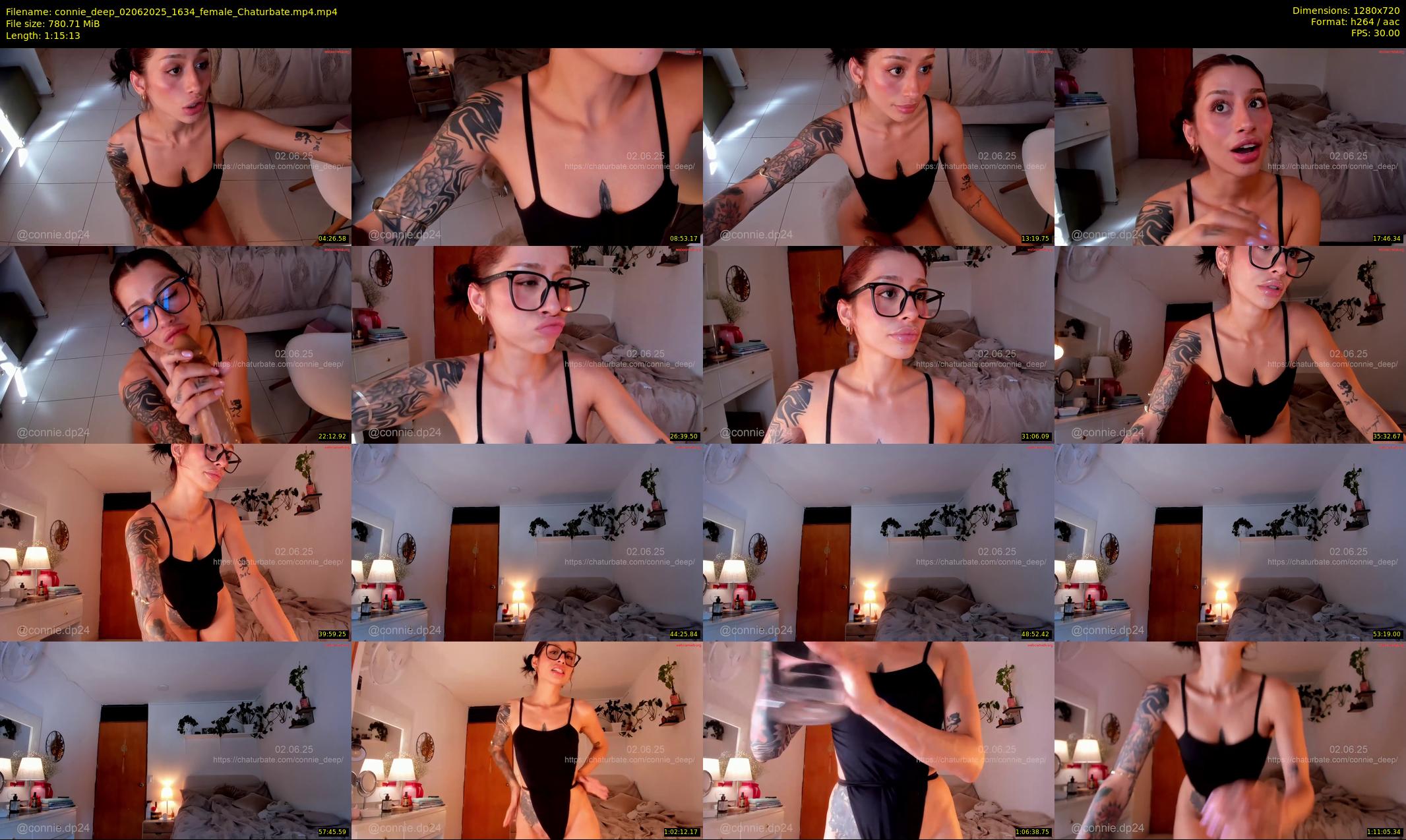 connie_deep — 76 minute Chaturbate female cam show recording, 720p, Jun 2, 2025