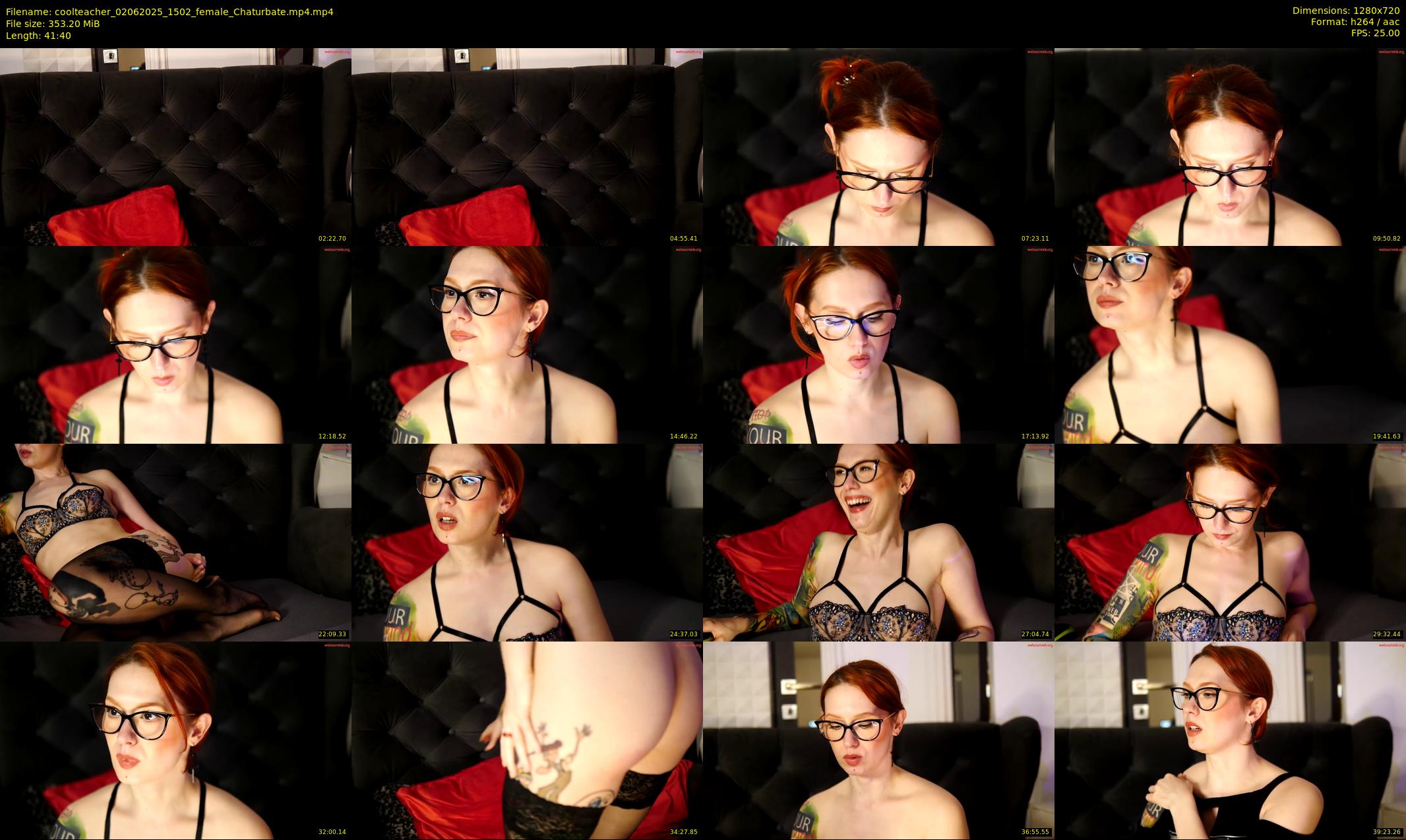 coolteacher — 42 minute Chaturbate female cam show recording, 720p, Jun 2, 2025