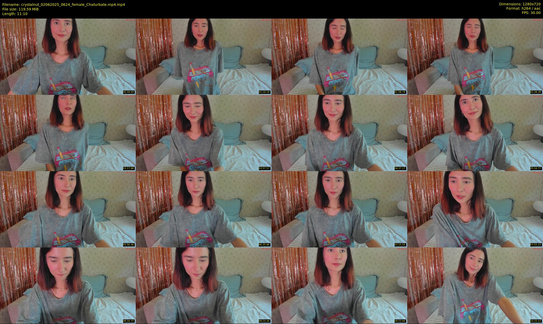 crystalnut — 12 minute Chaturbate female cam show recording, 720p, Jun 2, 2025