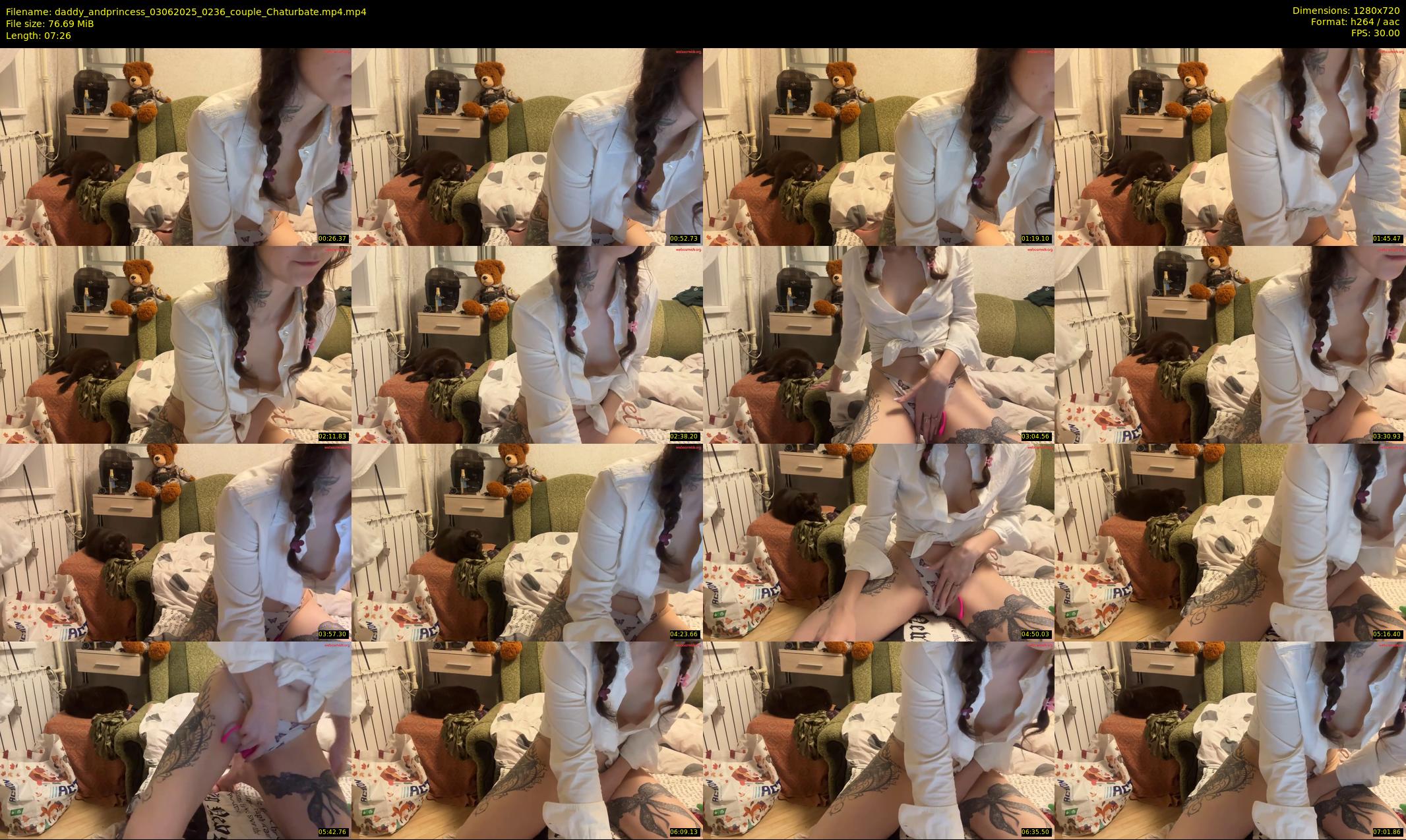daddy_andprincess — 8 minute Chaturbate couple cam show recording, 720p, Jun 3, 2025