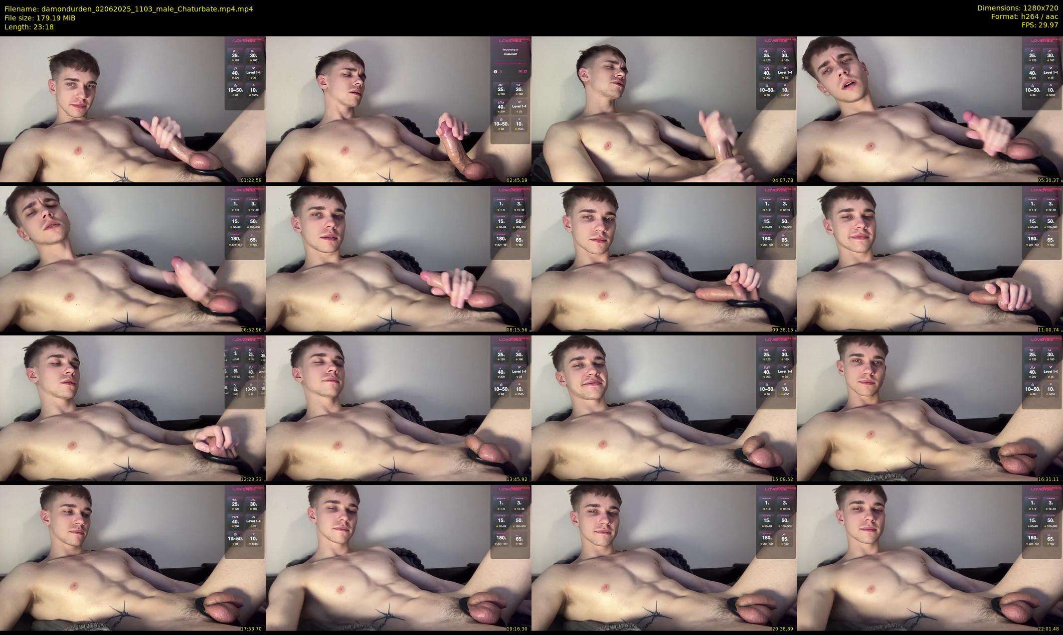 damondurden — 24 minute Chaturbate male cam show recording, 720p, Jun 2, 2025