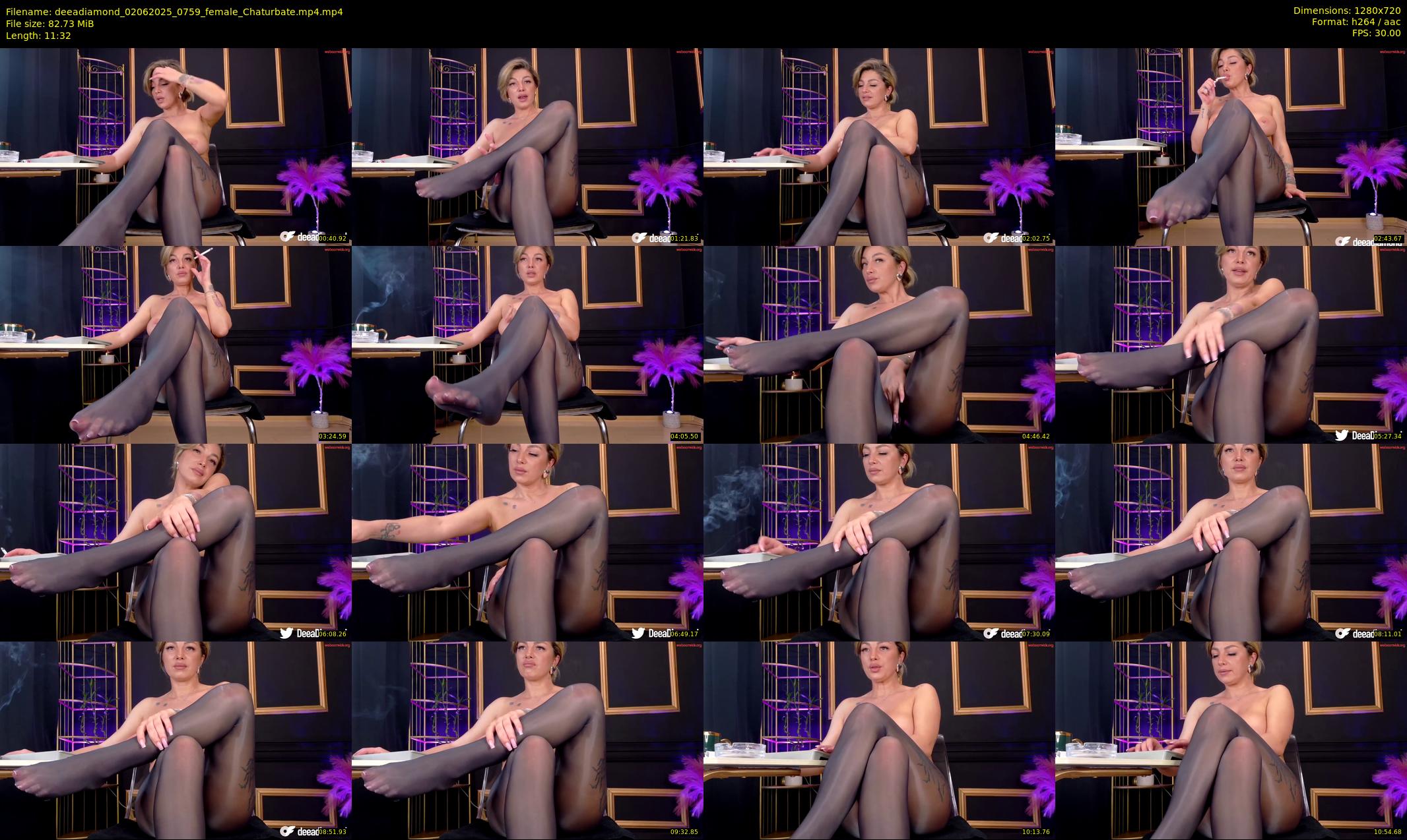 deeadiamond — 12 minute Chaturbate female cam show recording, 720p, Jun 2, 2025