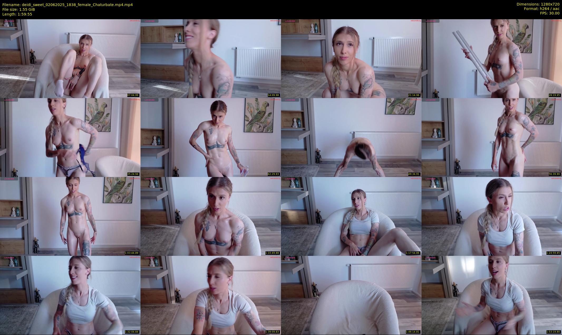 deidi_sweet — 120 minute Chaturbate female cam show recording, 720p, Jun 2, 2025