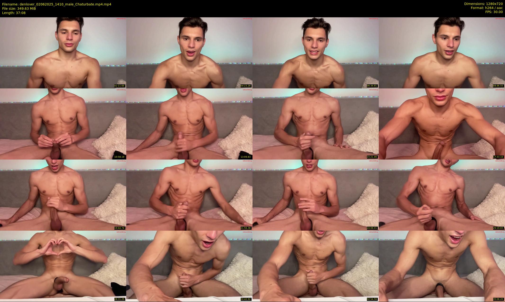 denlover — 38 minute Chaturbate male cam show recording, 720p, Jun 2, 2025
