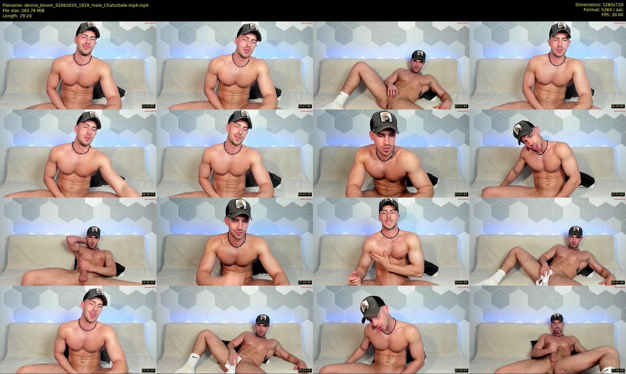 dennis_bloom — 30 minute Chaturbate male cam show recording, 720p, Jun 2, 2025