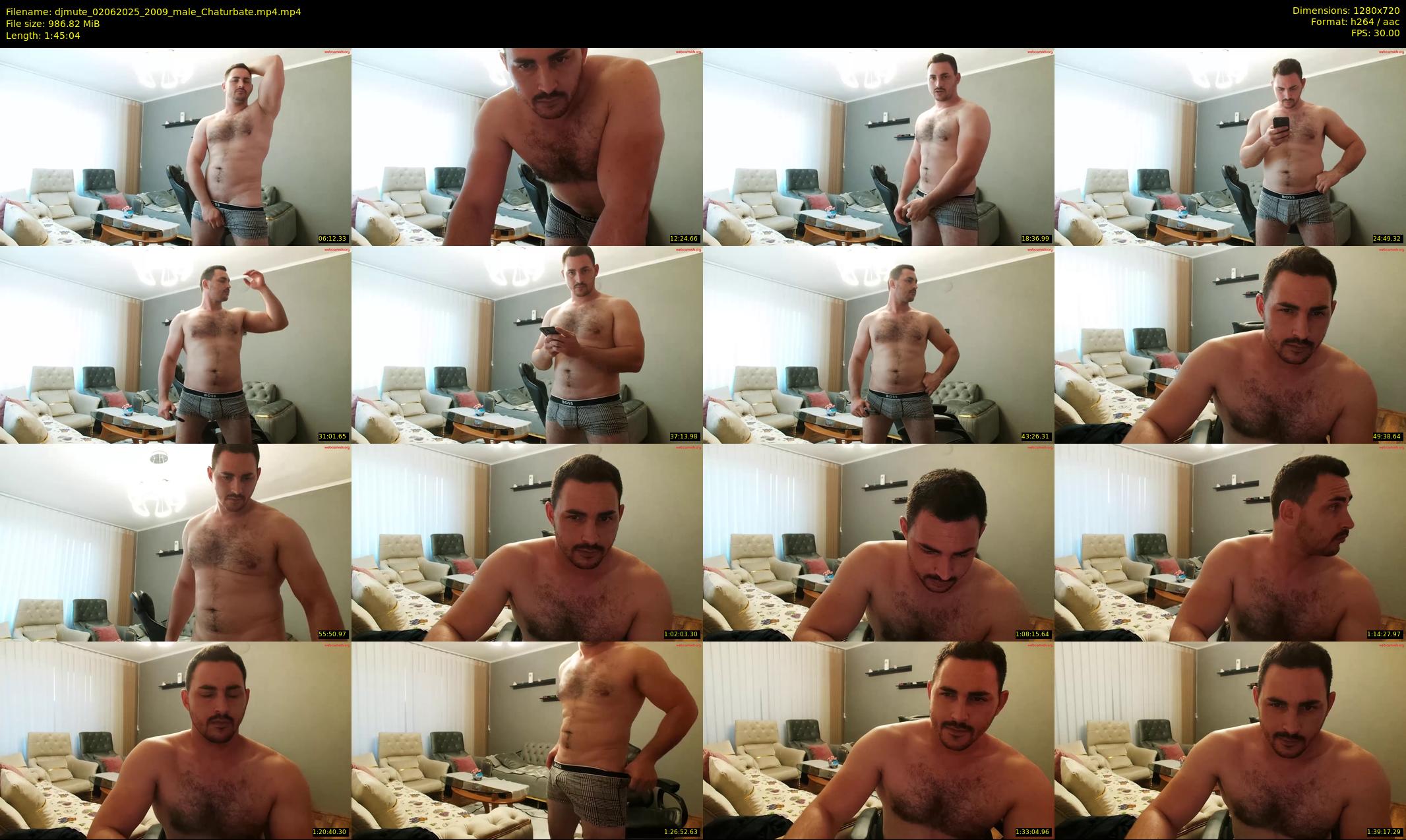 djmute — 106 minute Chaturbate male cam show recording, 720p, Jun 2, 2025