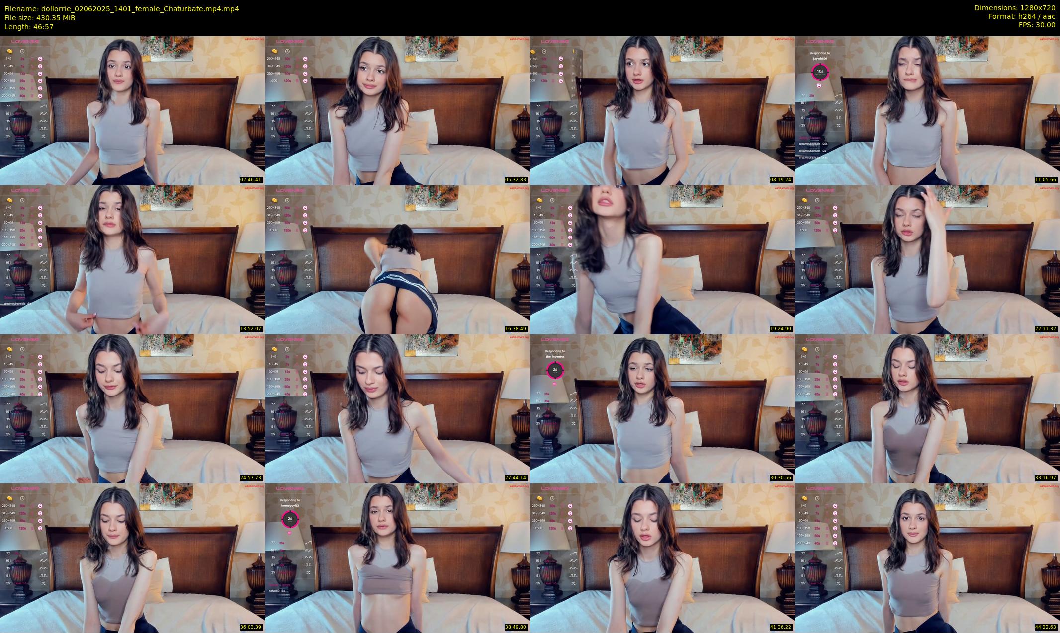 dollorrie — 47 minute Chaturbate couple cam show recording, 720p, Jun 2, 2025