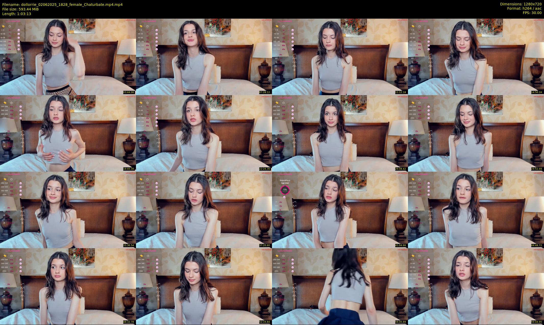 dollorrie — 64 minute Chaturbate couple cam show recording, 720p, Jun 2, 2025