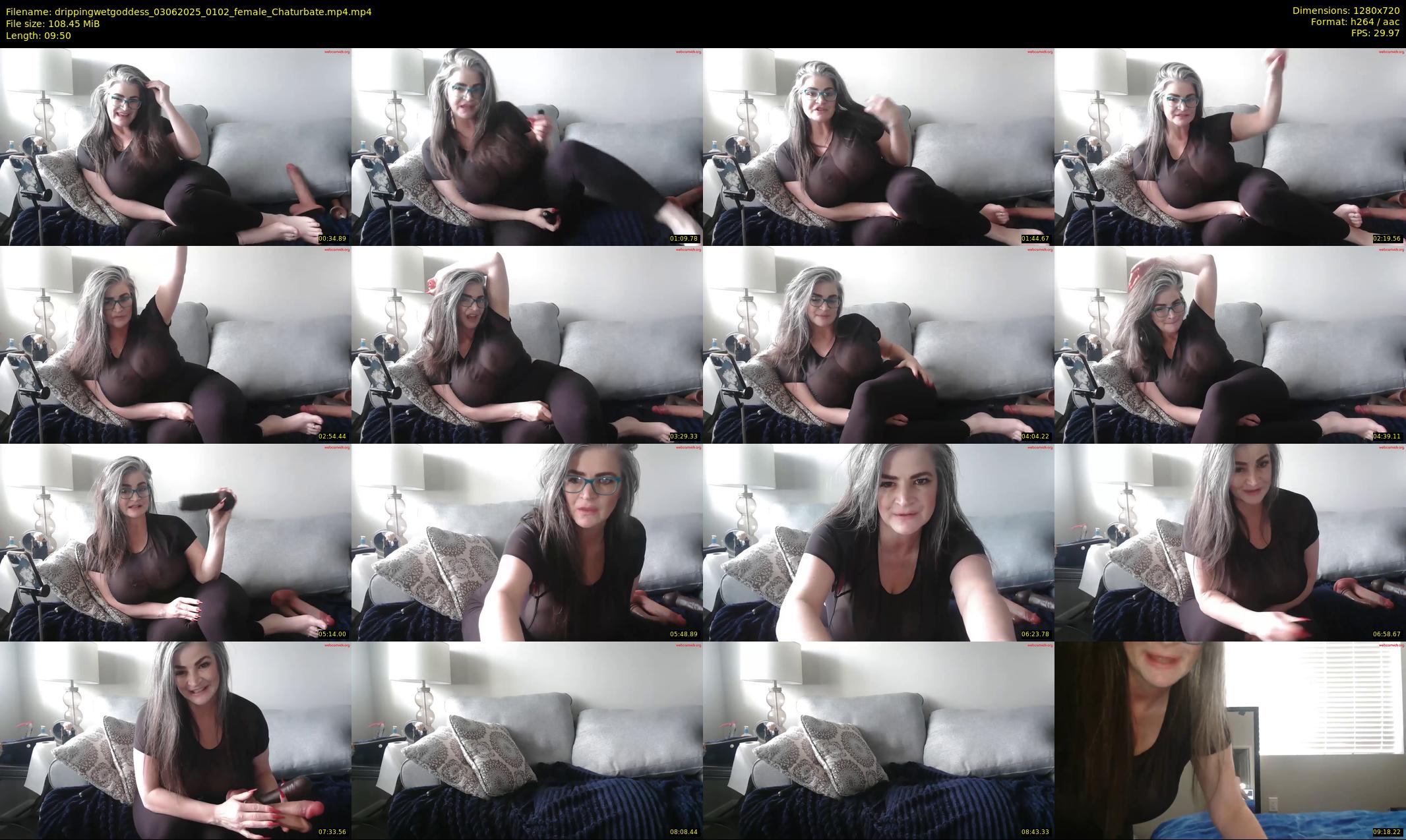 drippingwetgoddess — 10 minute Chaturbate female cam show recording, 720p, Jun 3, 2025