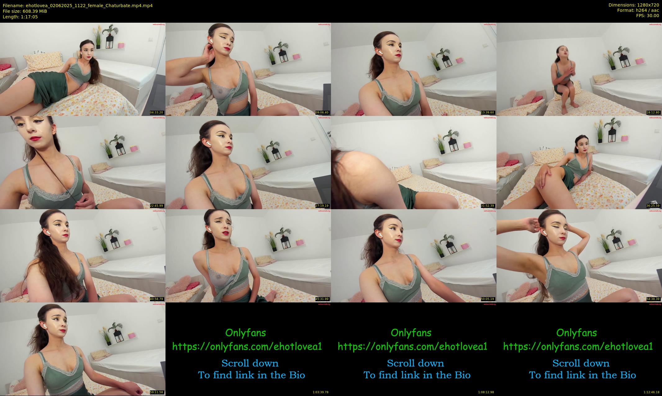 ehotlovea — 78 minute Chaturbate female cam show recording, 720p, Jun 2, 2025
