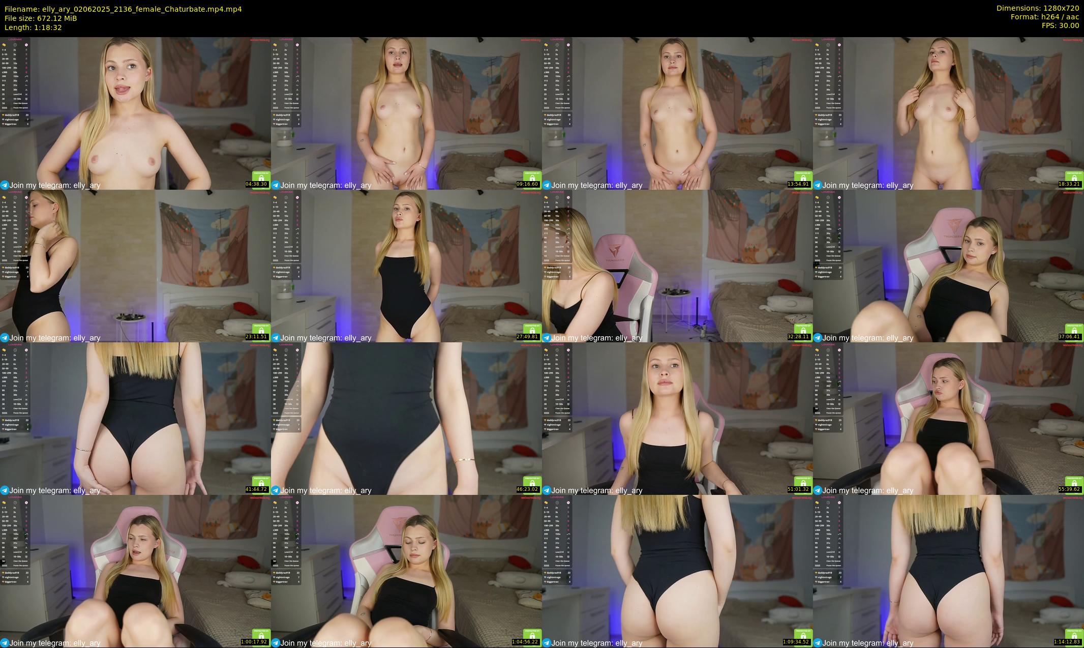 elly_ary — 79 minute Chaturbate female cam show recording, 720p, Jun 2, 2025