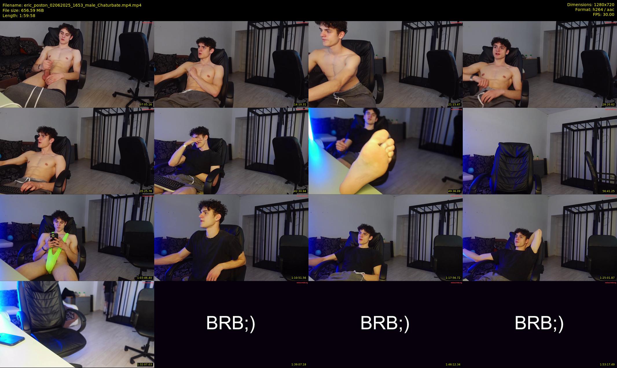eric_poston — 120 minute Chaturbate male cam show recording, 720p, Jun 2, 2025