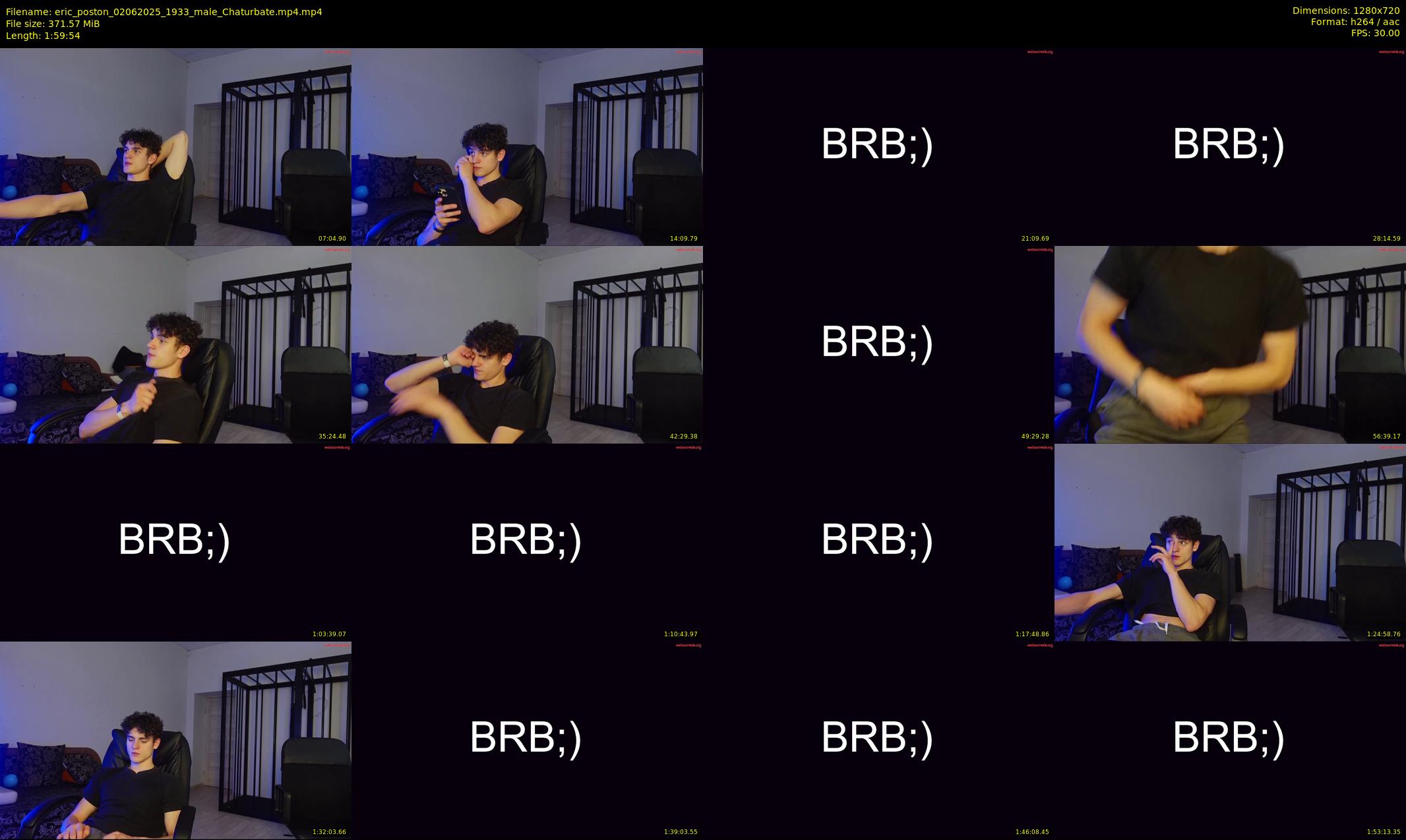 eric_poston — 120 minute Chaturbate male cam show recording, 720p, Jun 2, 2025