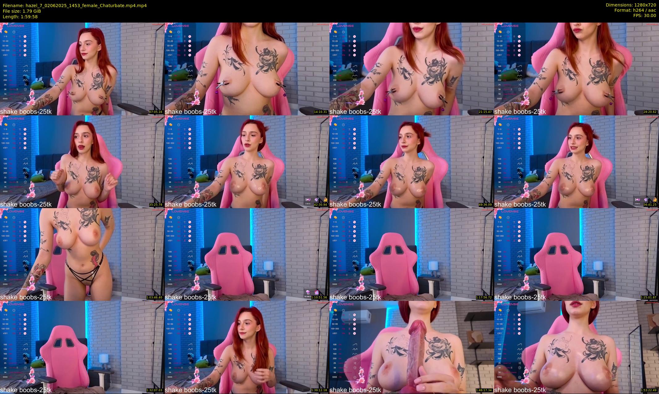 hazel_7 — 120 minute Chaturbate female cam show recording, 720p, Jun 2, 2025