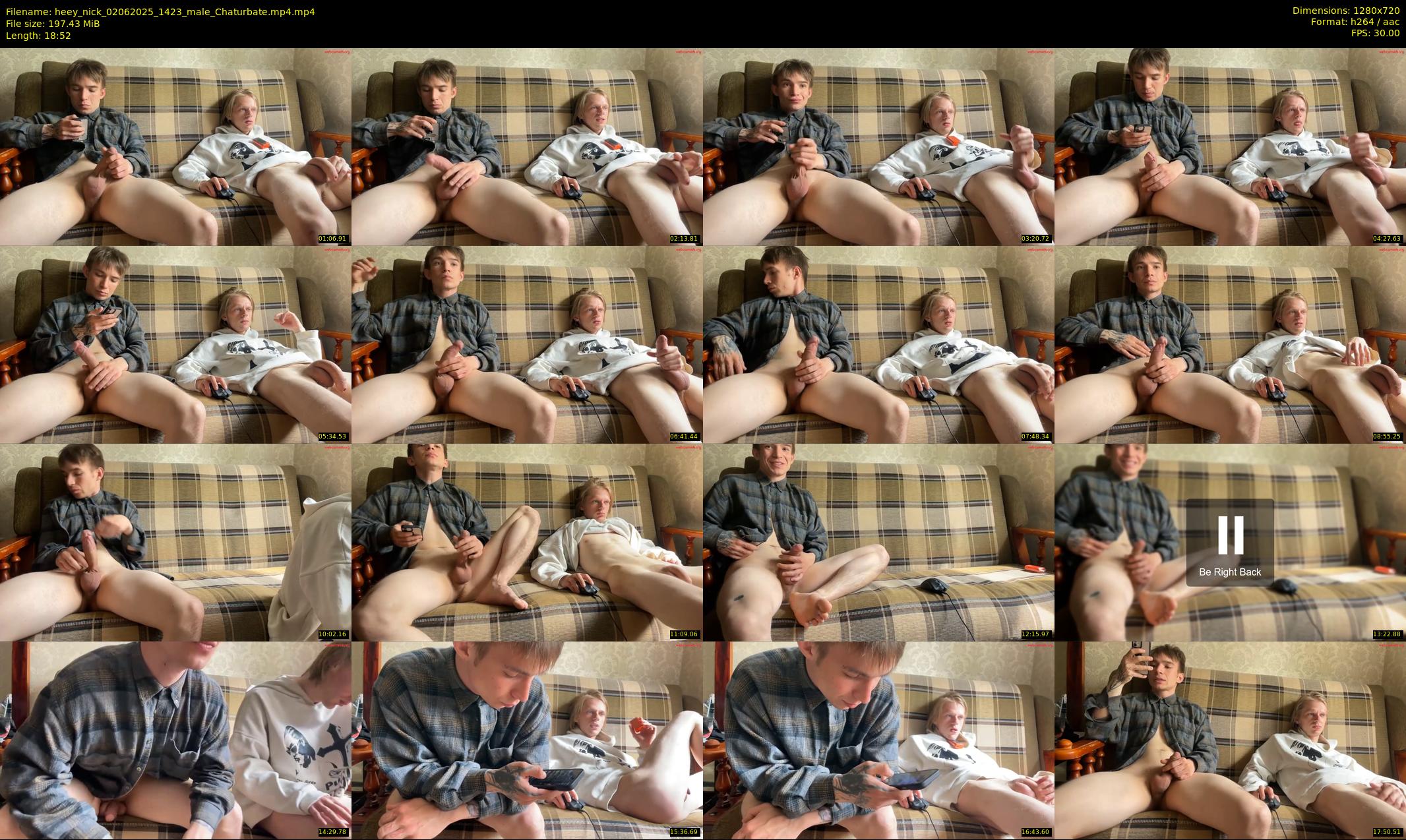 heey_nick — 19 minute Chaturbate male cam show recording, 720p, Jun 2, 2025