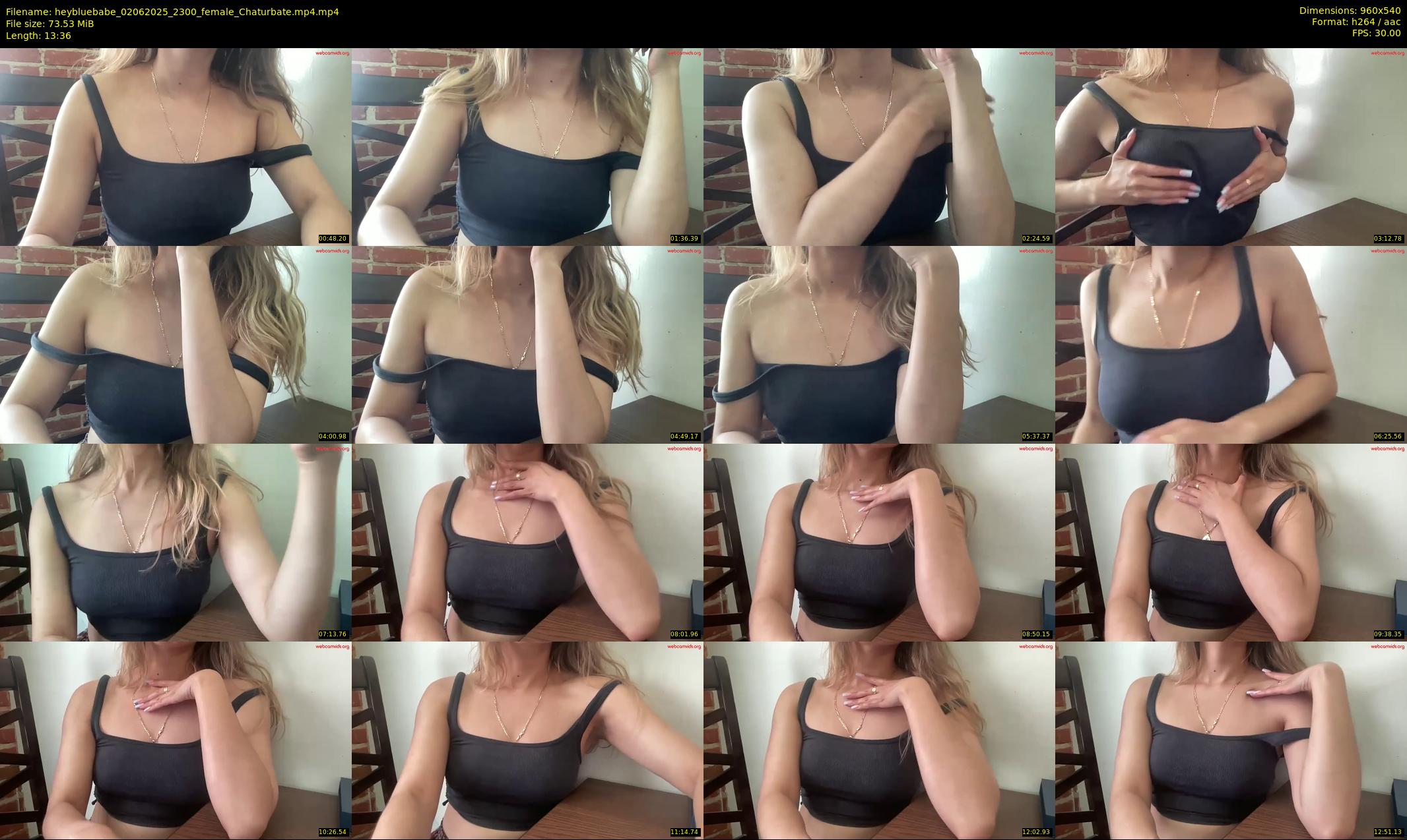 heybluebabe — 14 minute Chaturbate female cam show recording, 480p, Jun 2, 2025