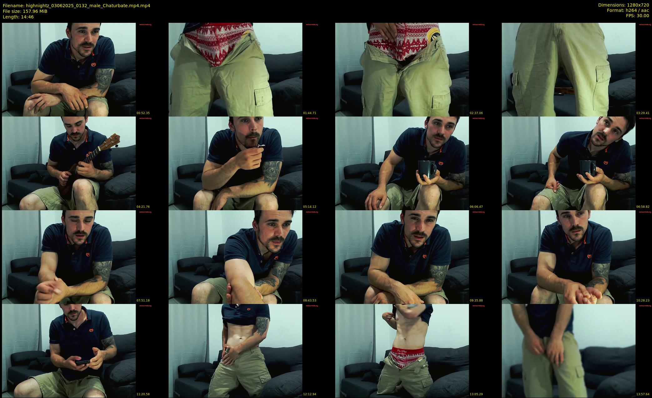 highnightz — 15 minute Chaturbate male cam show recording, 720p, Jun 3, 2025