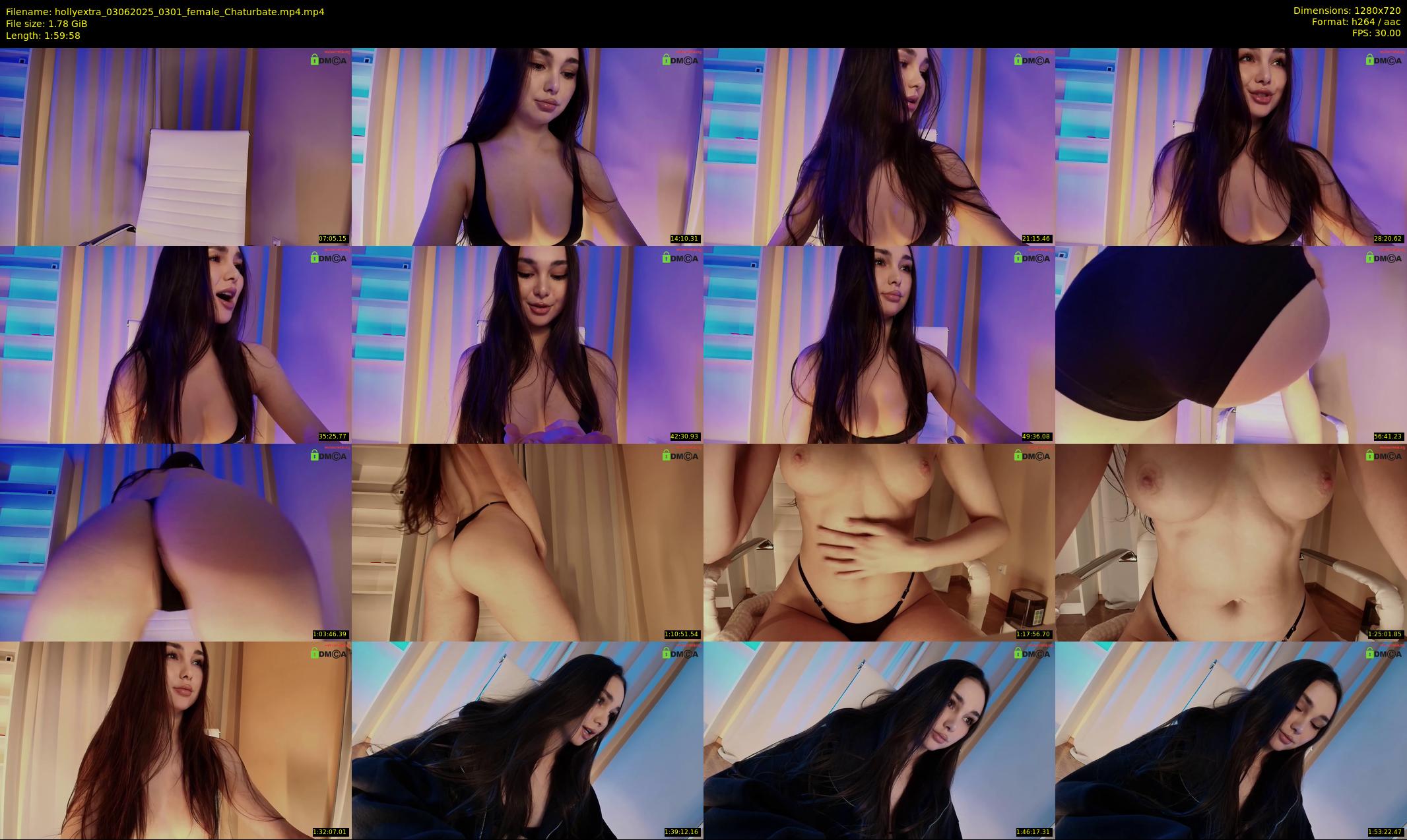 hollyextra — 120 minute Chaturbate female cam show recording, 720p, Jun 3, 2025