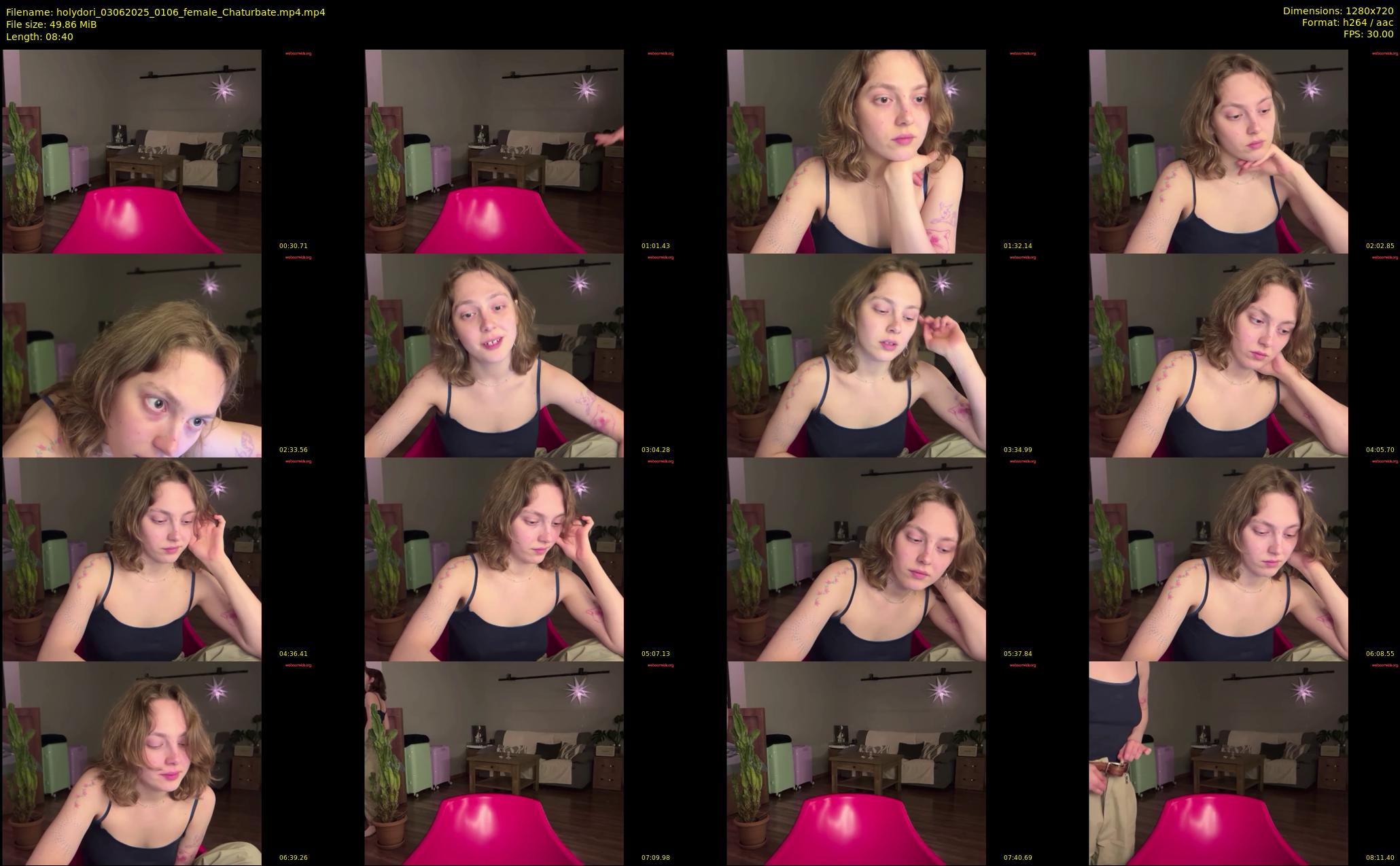 holydori — 9 minute Chaturbate female cam show recording, 720p, Jun 3, 2025