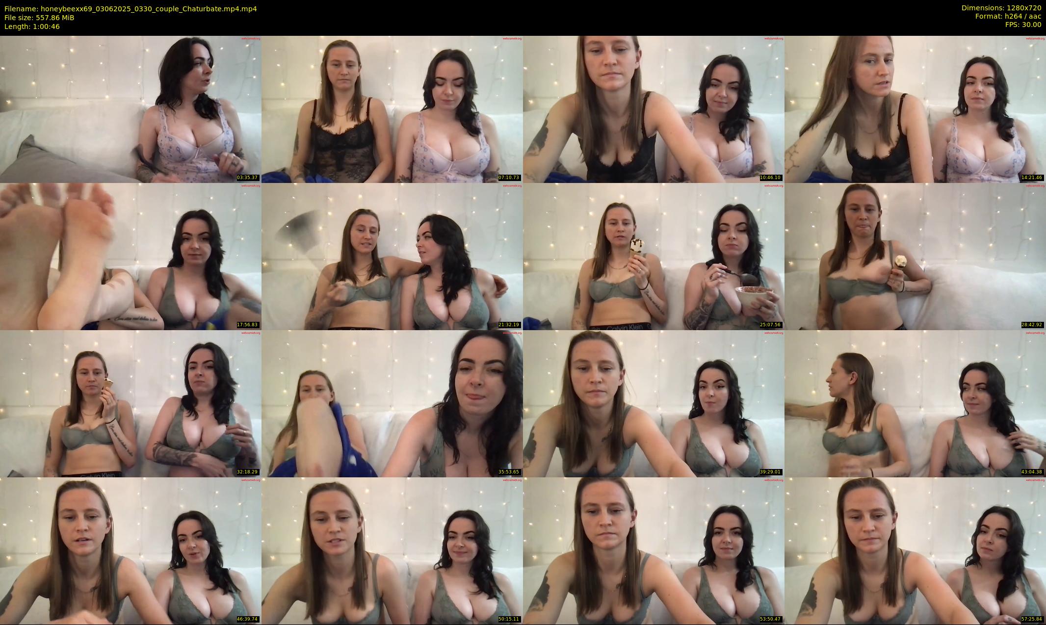 honeybeexx69 — 61 minute Chaturbate couple cam show recording, 720p, Jun 3, 2025