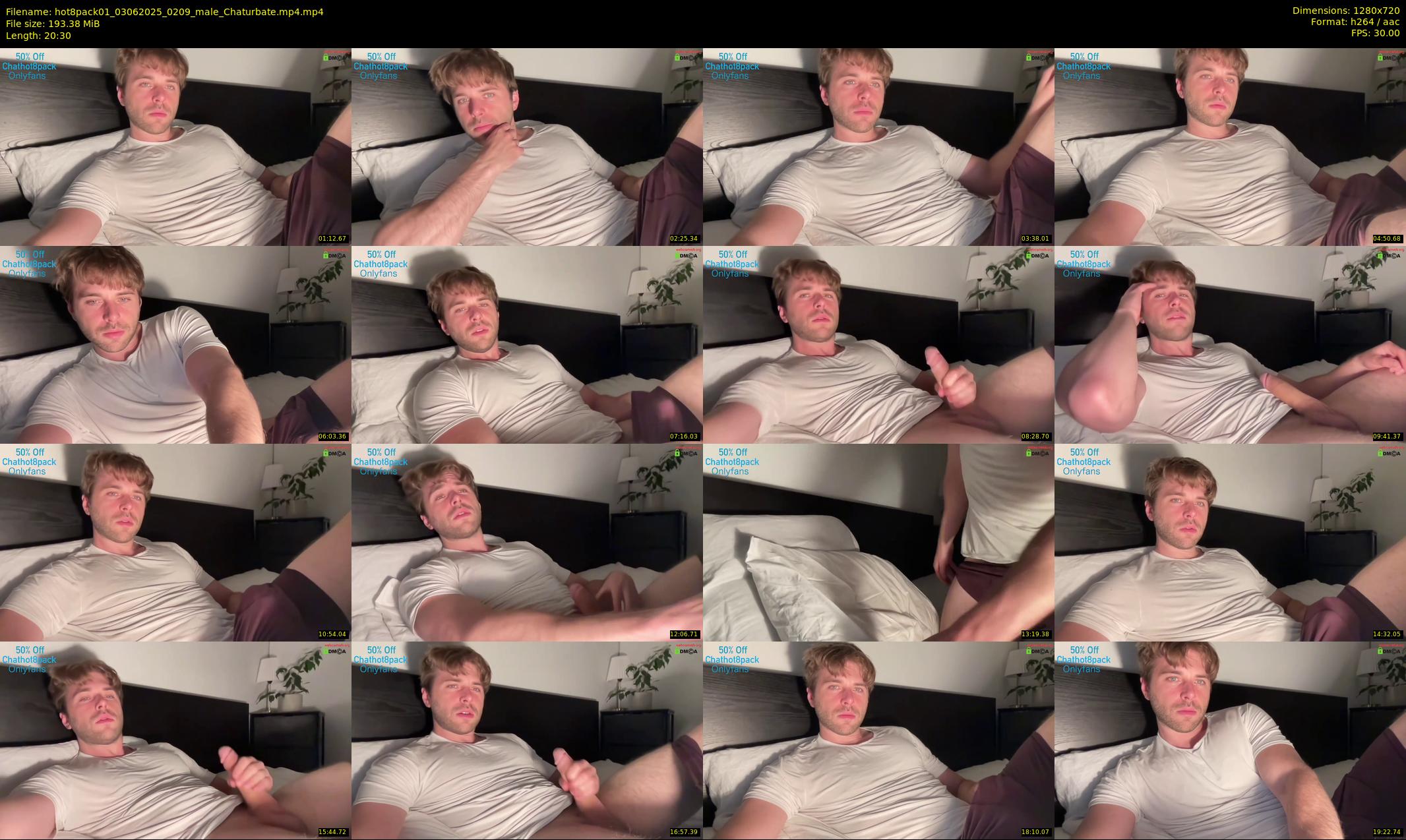 hot8pack01 — 21 minute Chaturbate male cam show recording, 720p, Jun 3, 2025
