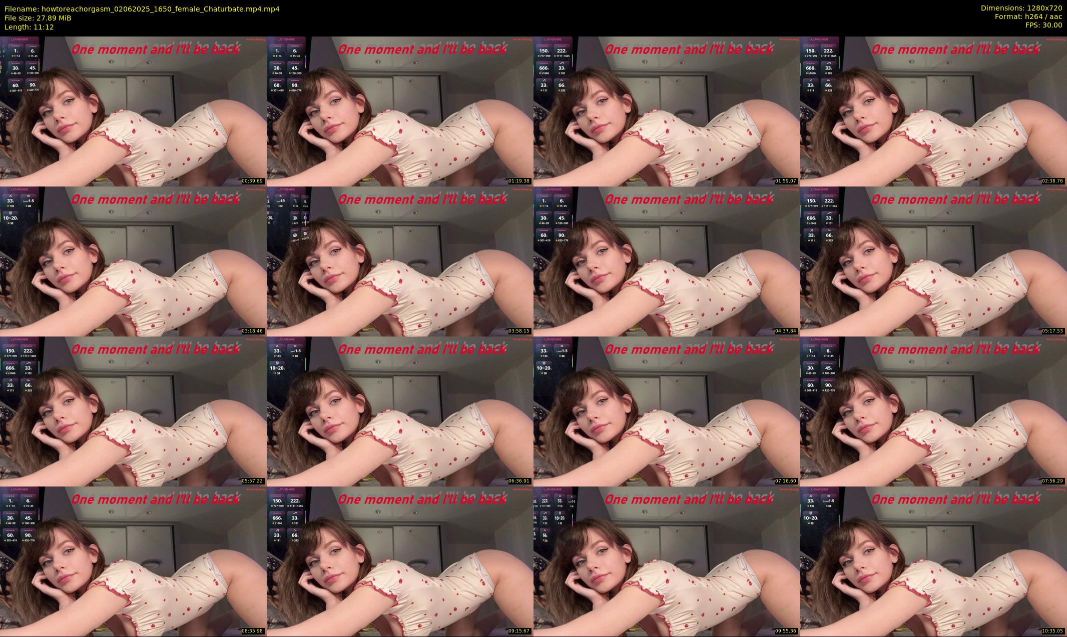 howtoreachorgasm — 12 minute Chaturbate couple cam show recording, 720p, Jun 2, 2025