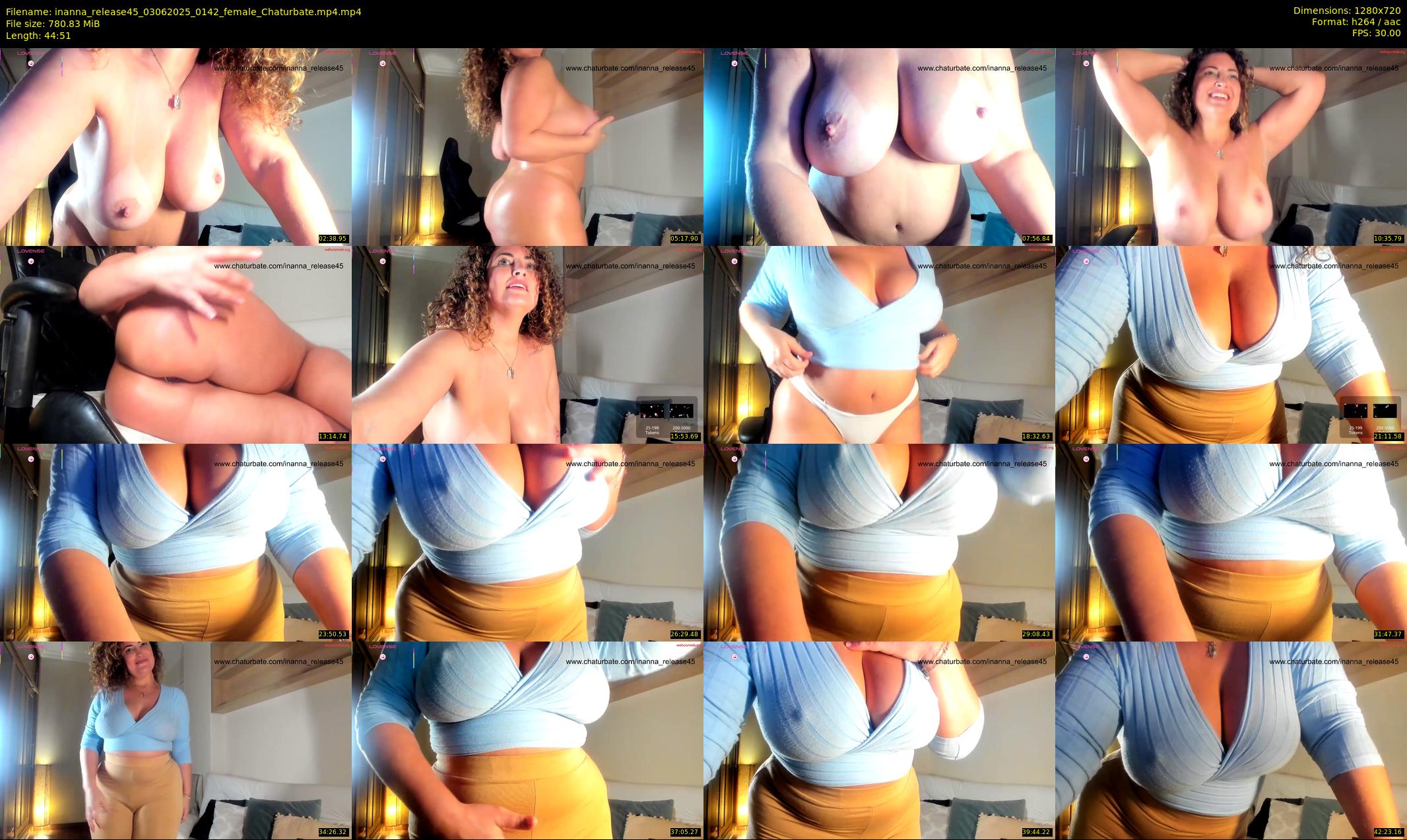 inanna_release45 — 45 minute Chaturbate female cam show recording, 720p, Jun 3, 2025