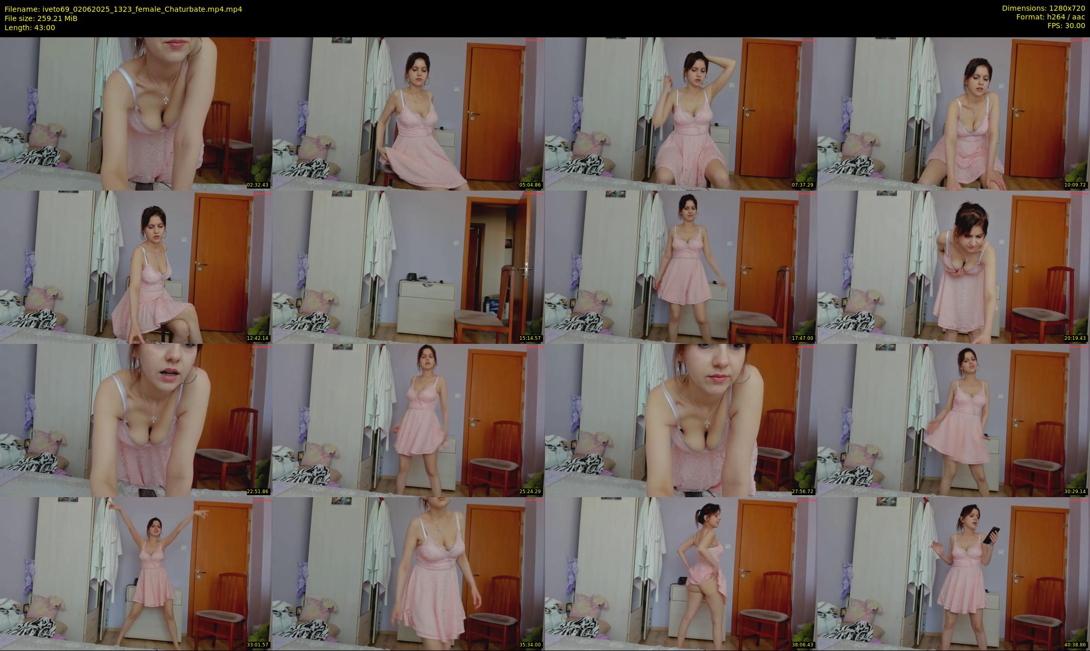 iveto69 — 43 minute Chaturbate female cam show recording, 720p, Jun 2, 2025