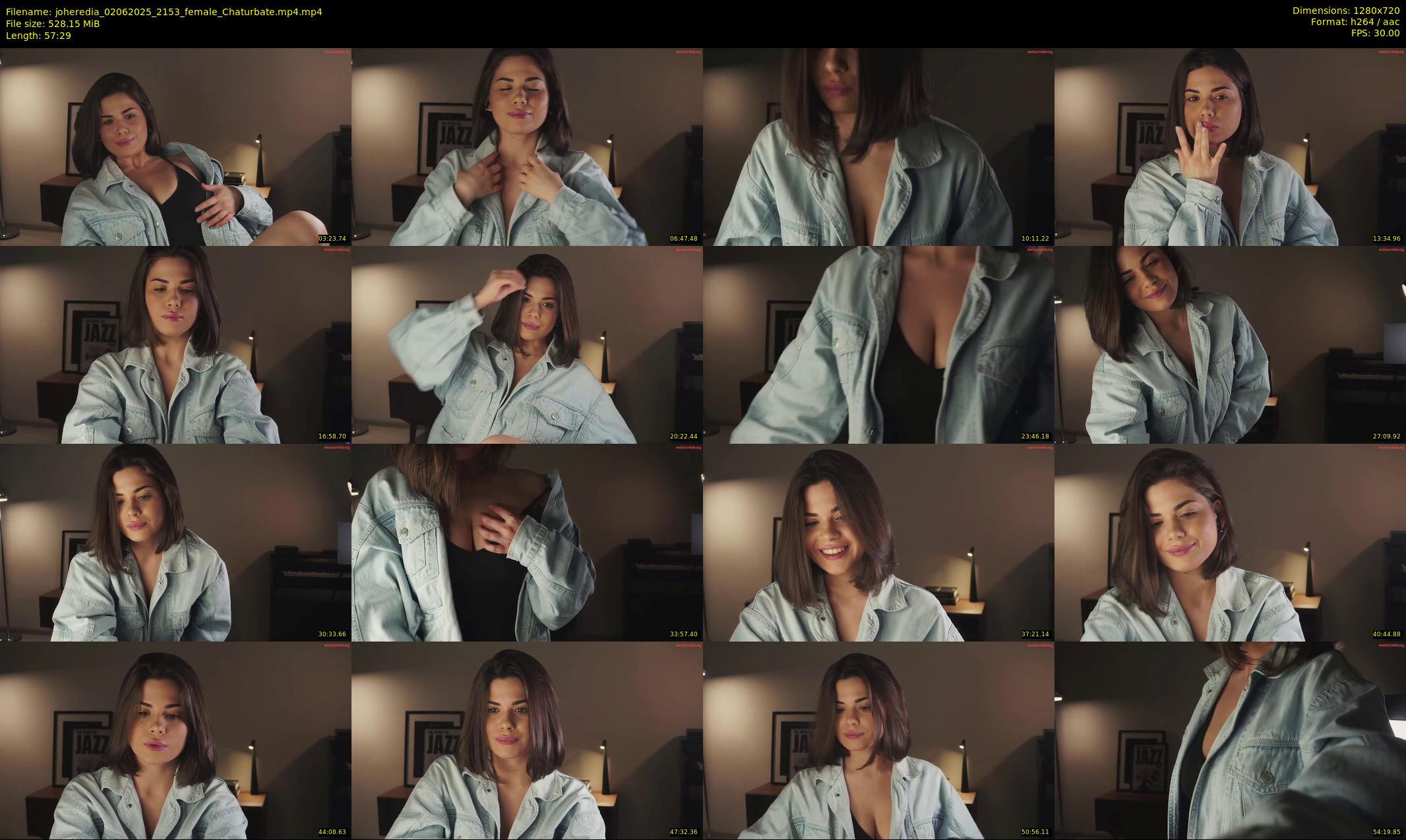 joheredia — 58 minute Chaturbate female cam show recording, 720p, Jun 2, 2025