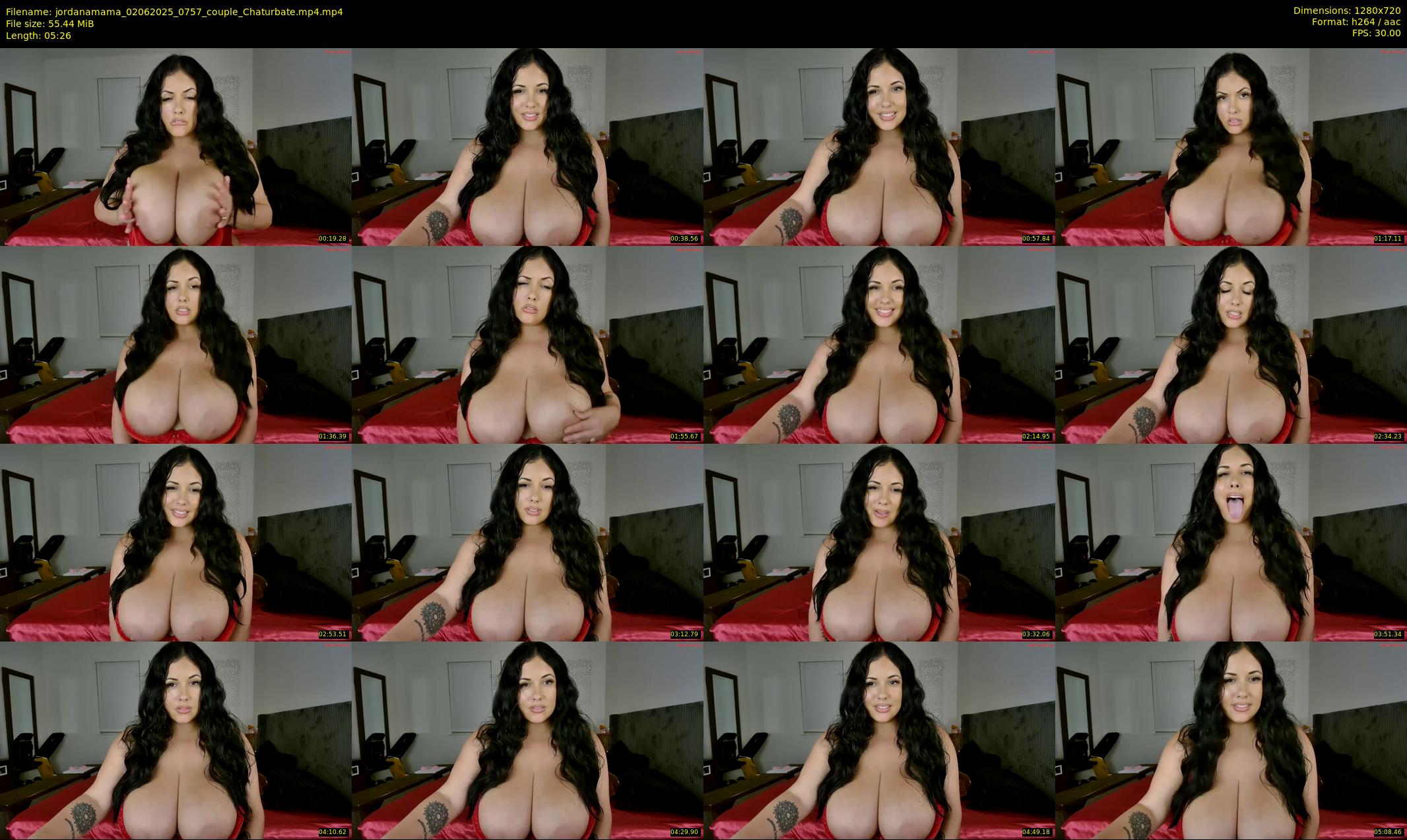 jordanamama — 6 minute Chaturbate couple cam show recording, 720p, Jun 2, 2025