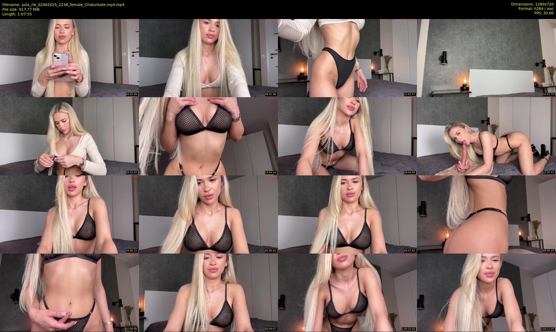 julia_rle — 68 minute Chaturbate female cam show recording, 720p, Jun 2, 2025