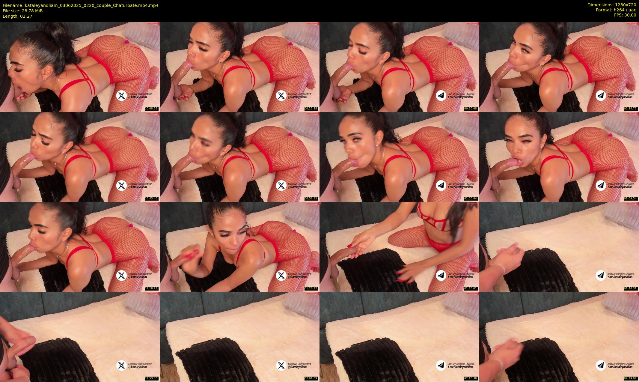 kataleyandliam — 3 minute Chaturbate couple cam show recording, 720p, Jun 3, 2025