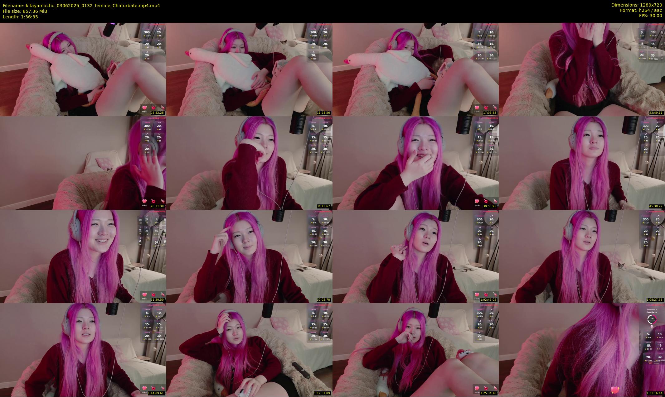 kitayamachu — 97 minute Chaturbate female cam show recording, 720p, Jun 3, 2025
