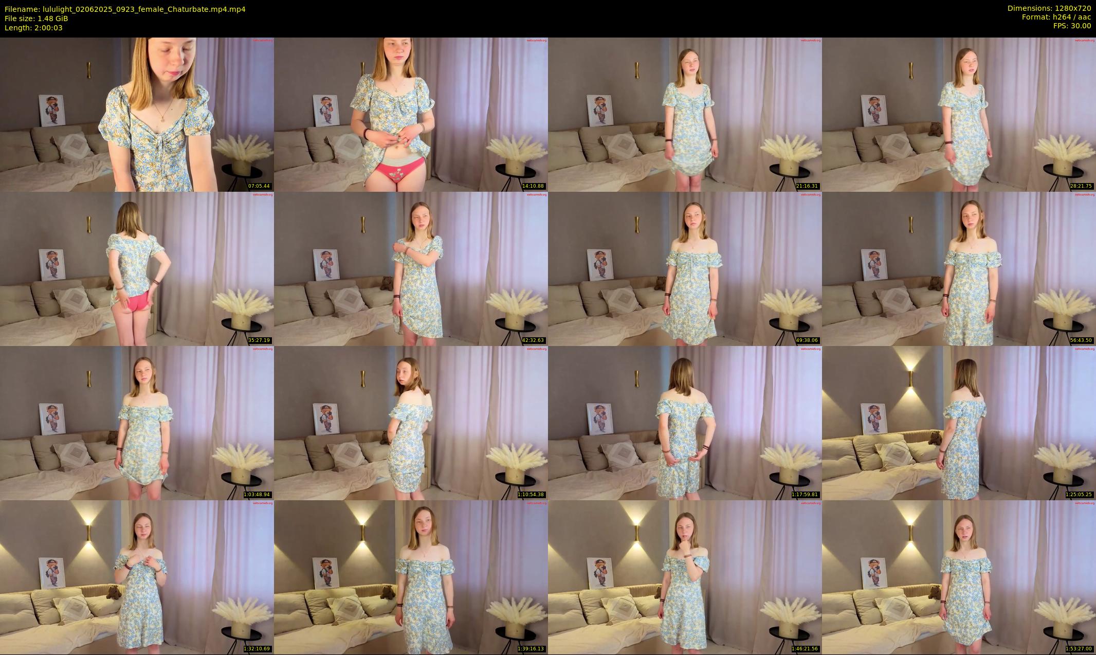 lululight — 121 minute Chaturbate female cam show recording, 720p, Jun 2, 2025