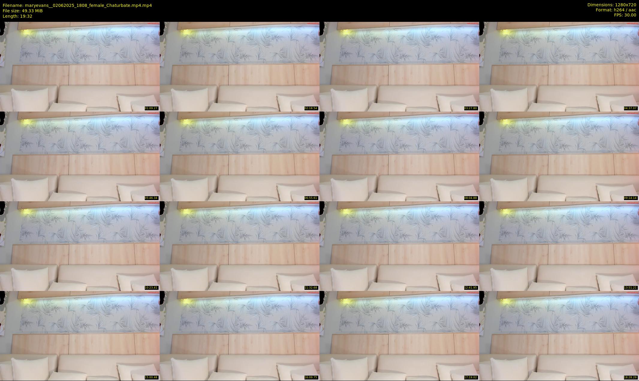 maryevans_ — 20 minute Chaturbate female cam show recording, 720p, Jun 2, 2025