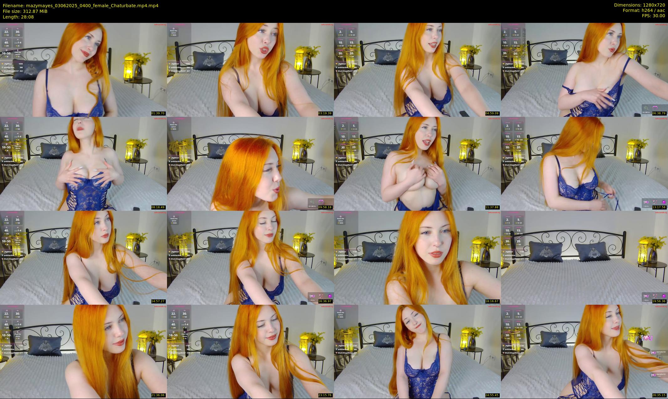 mazymayes — 29 minute Chaturbate female cam show recording, 720p, Jun 3, 2025