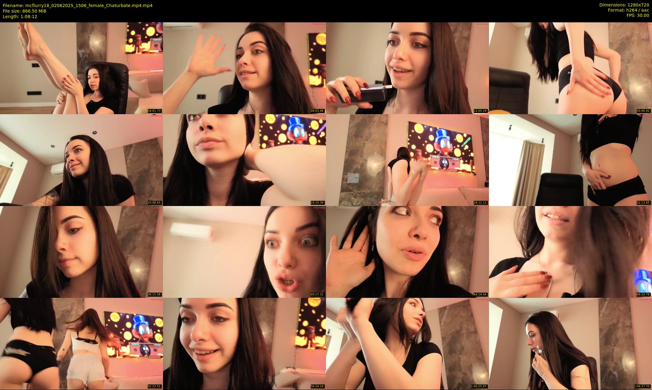 mcflurry18 — 69 minute Chaturbate female cam show recording, 720p, Jun 2, 2025