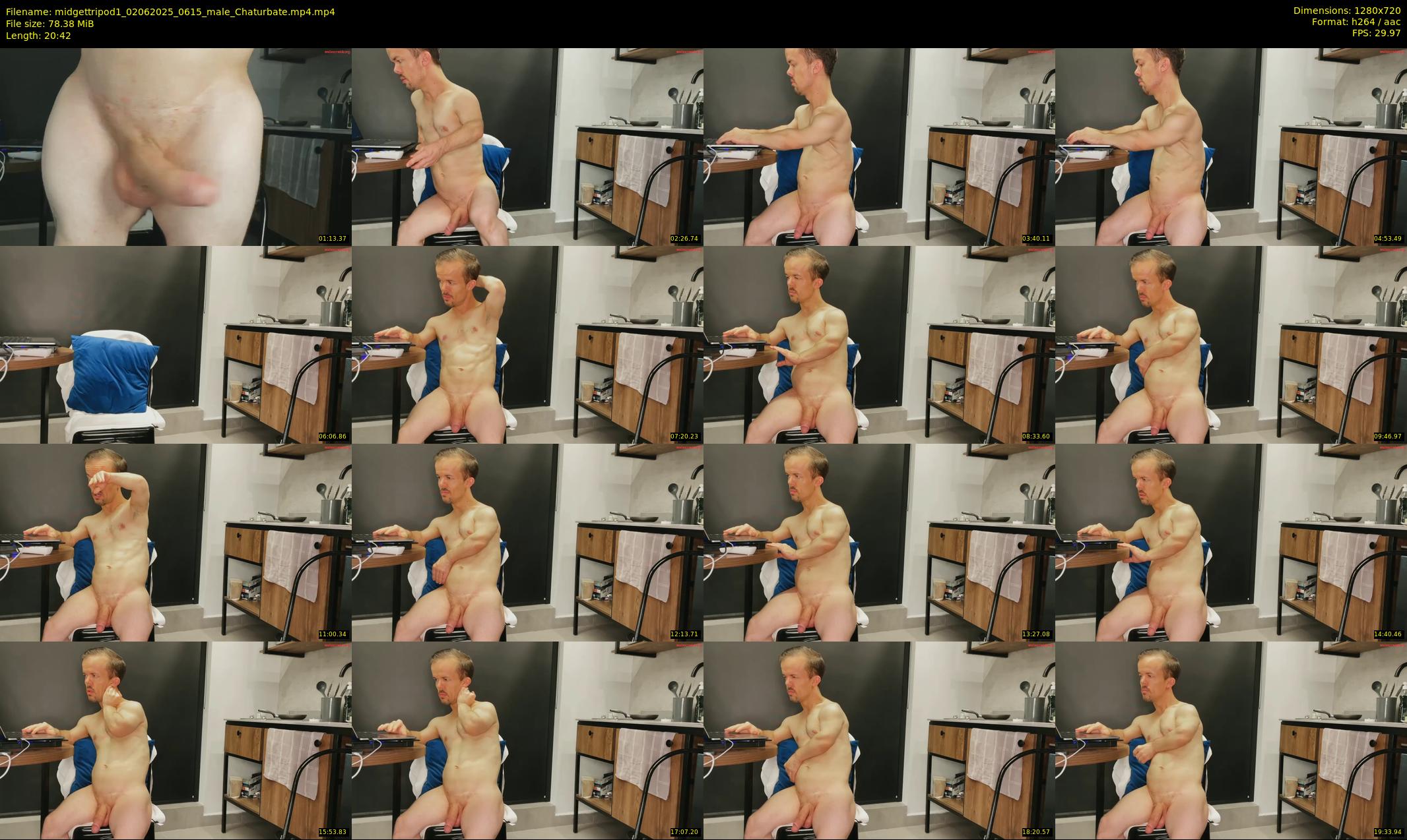 midgettripod1 — 21 minute Chaturbate male cam show recording, 720p, Jun 2, 2025